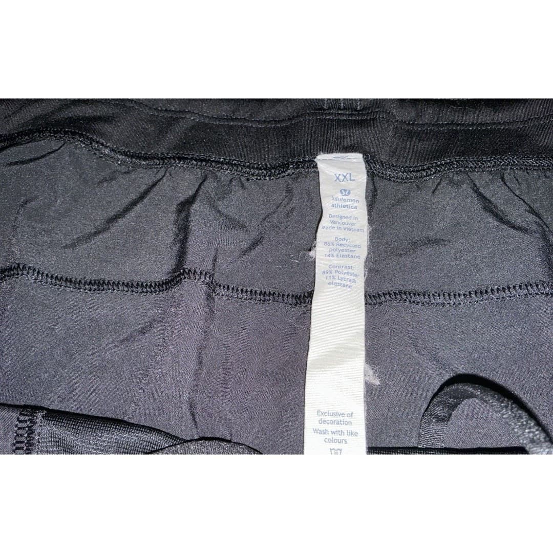 Lululemon Men's Black Athletic Shorts - Size XXL 9” Inseam - Thumbnail 7