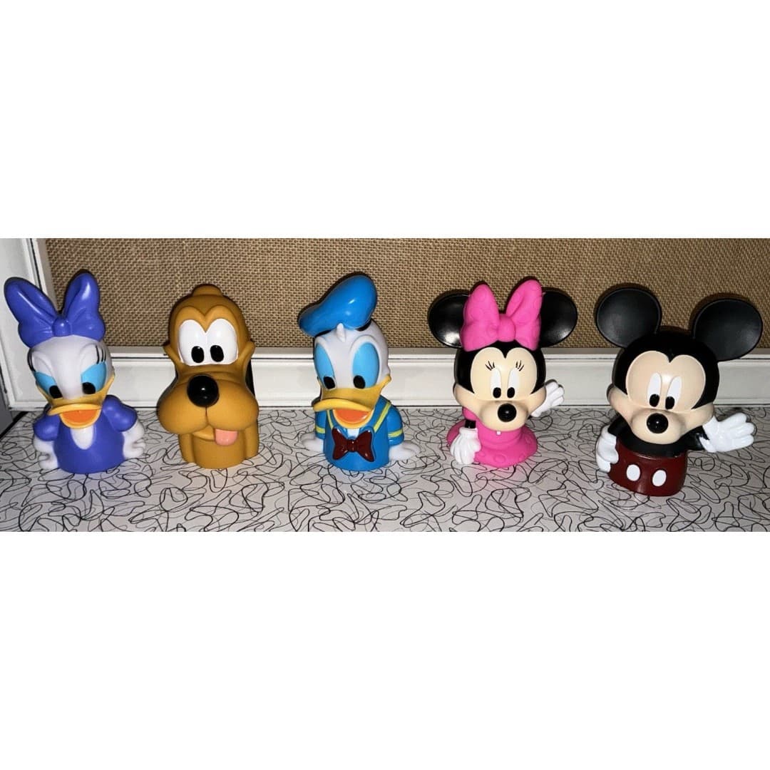 Disney Bath Squirters Mickey Daffy Donald Duck Set Of 5 - Thumbnail 2