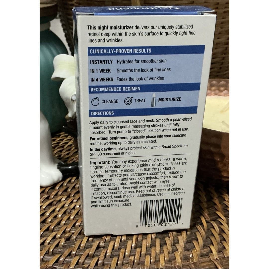 Neutrogena Night Rapid Wrinkle Repair Retinol Moisturizer 1 FL OZ - Thumbnail 2