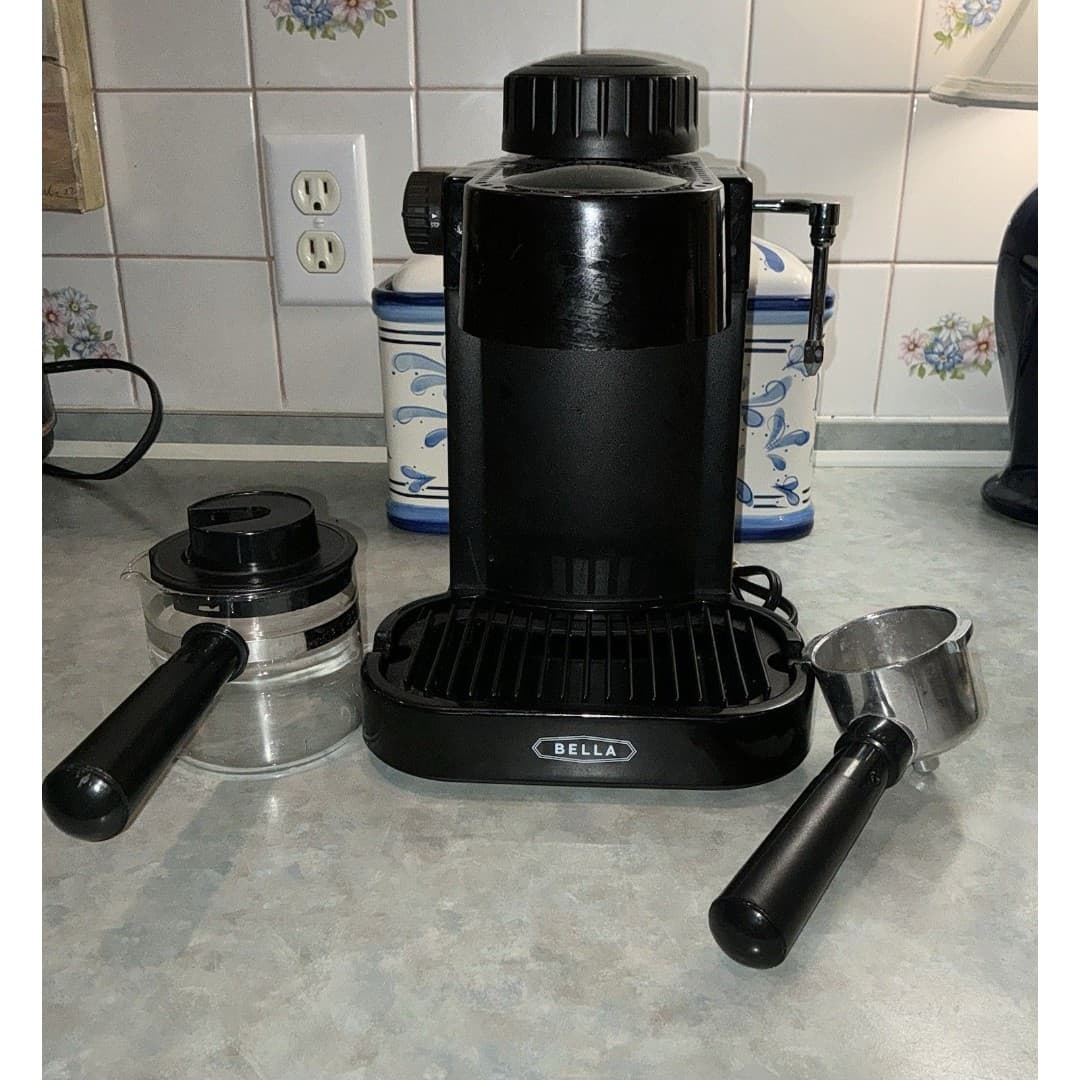 Bella 4 Cup Espresso Maker w/Steam Wand (SENSIO) PreOwned READ - Thumbnail 4