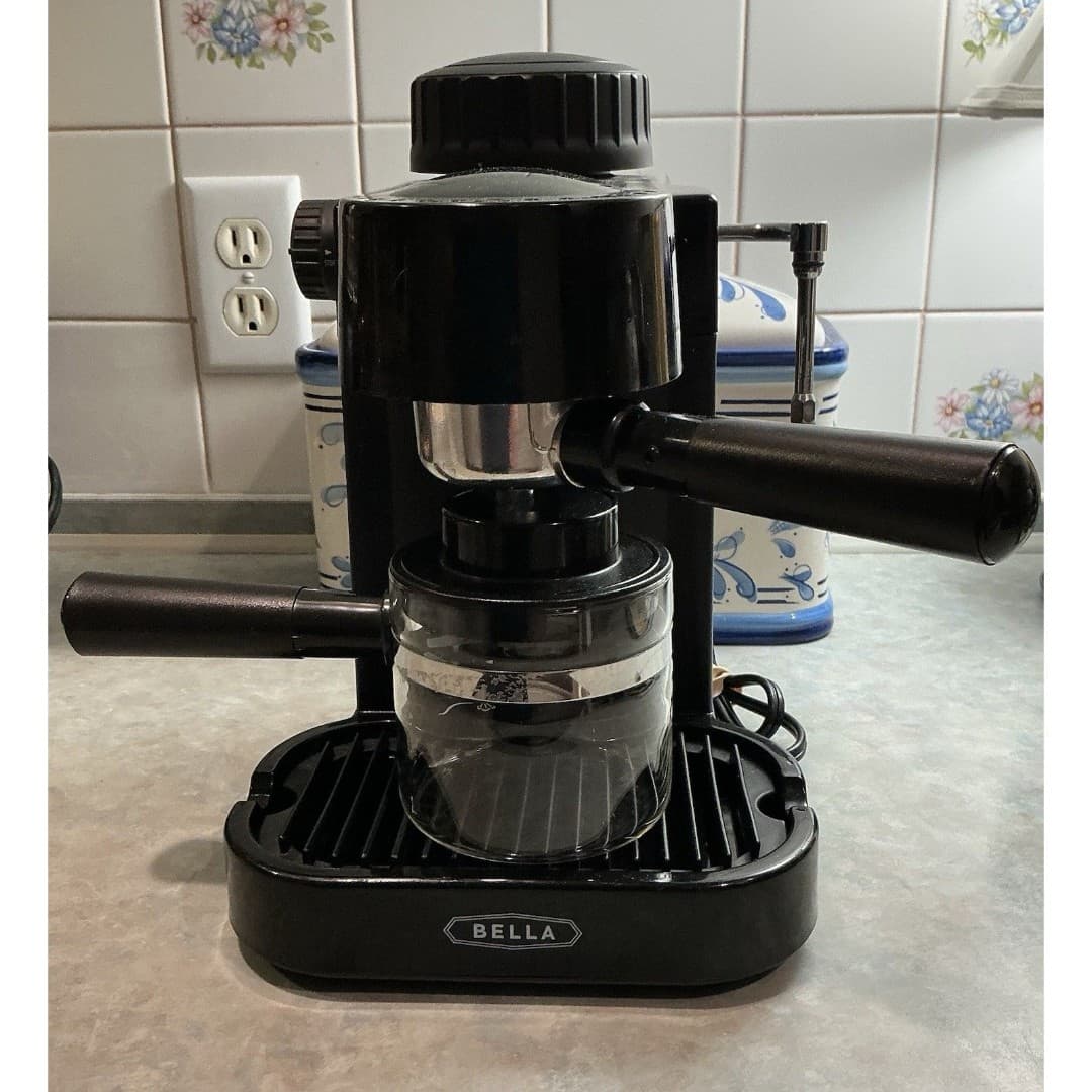 Bella 4 Cup Espresso Maker w/Steam Wand (SENSIO) PreOwned READ - Thumbnail 2