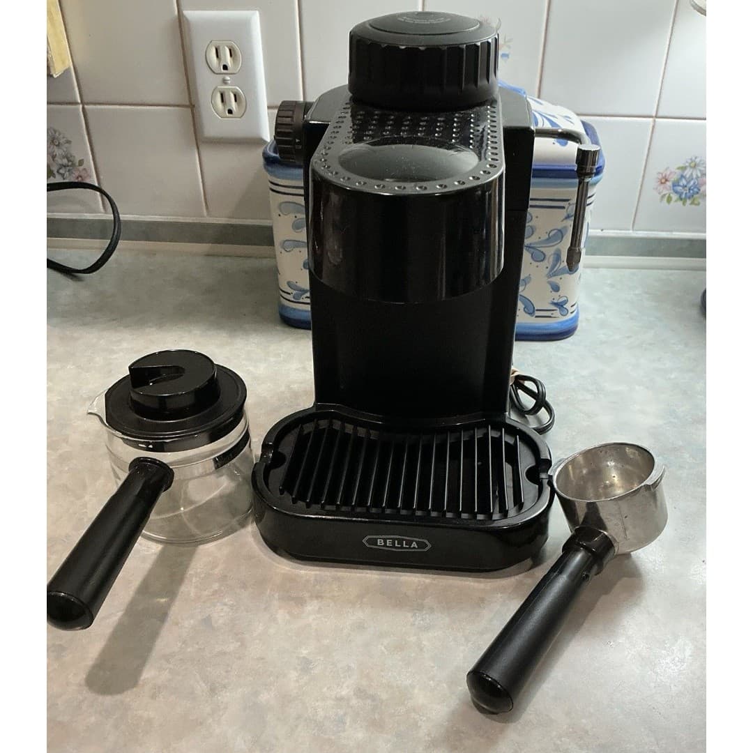 Bella 4 Cup Espresso Maker w/Steam Wand (SENSIO) PreOwned READ - Thumbnail 3