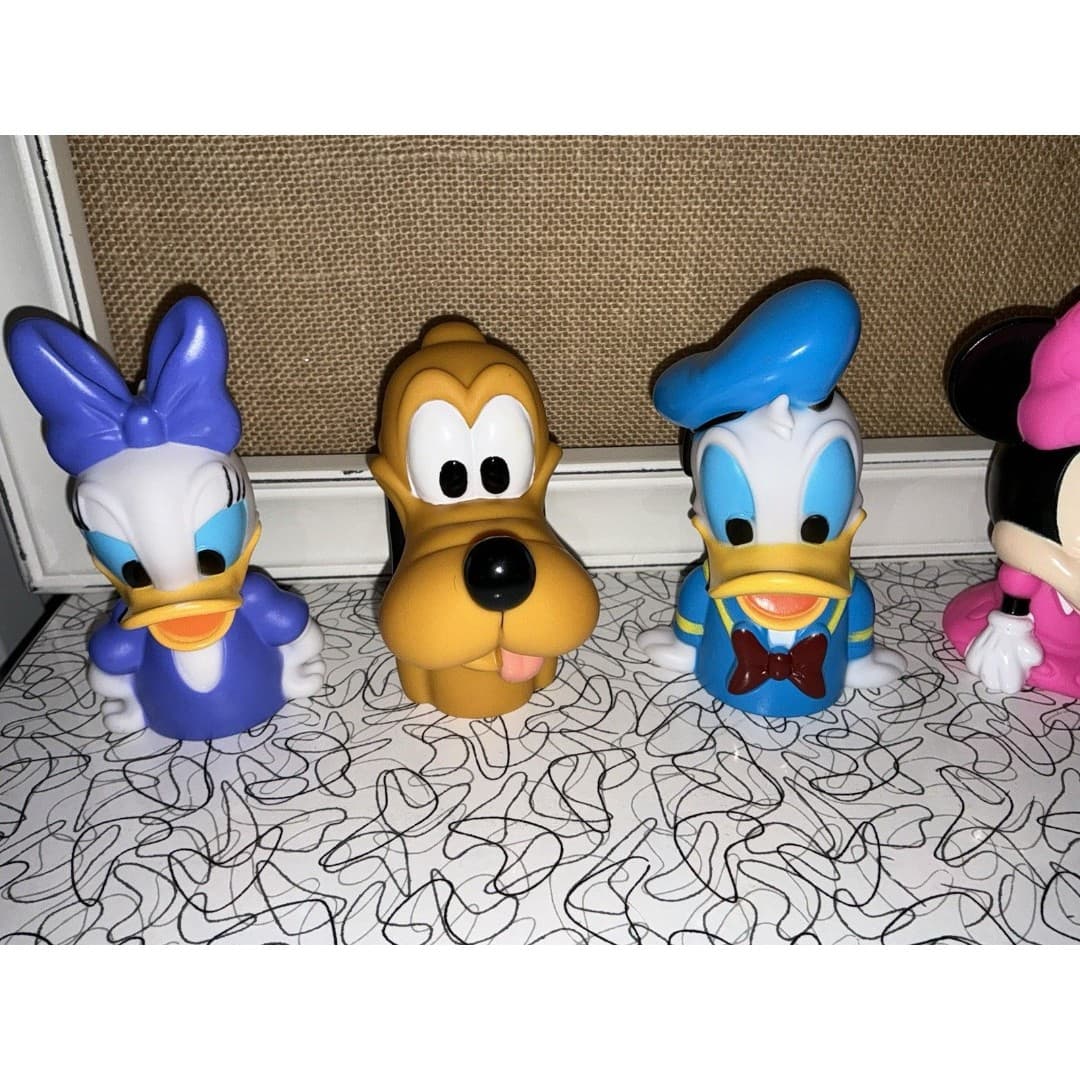 Disney Bath Squirters Mickey Daffy Donald Duck Set Of 5 - Thumbnail 5
