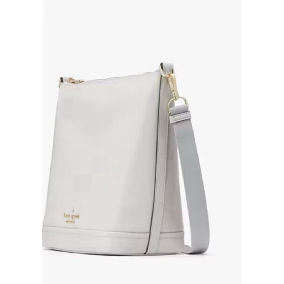 Kate Spade Chelsea Nylon Crossbody In Platinum Grey NWT - Thumbnail 3