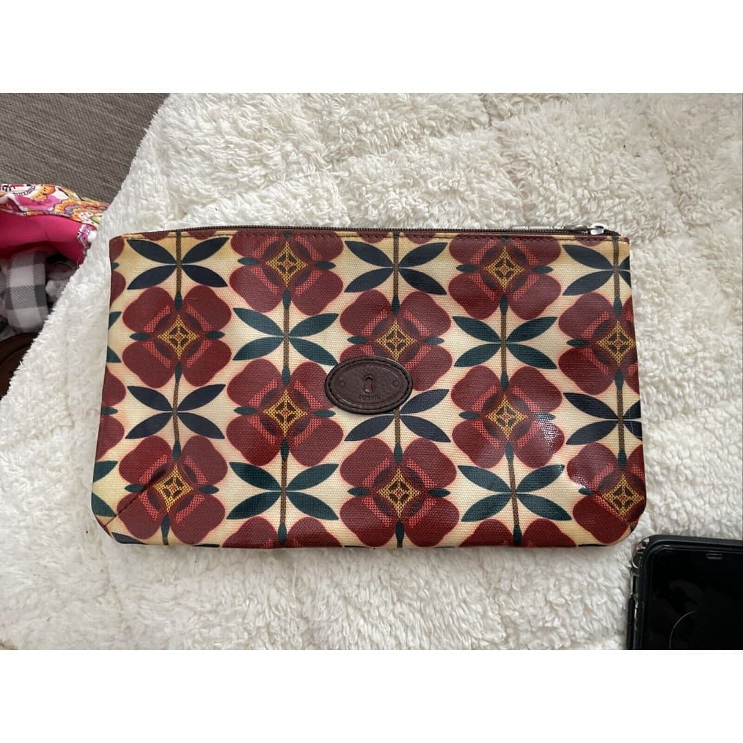Fossil Make-up Bag / Toiletry or Travel Pouch