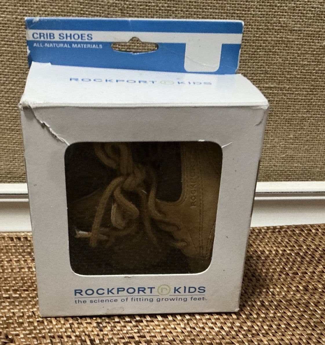 Rockport Kids Baby Crib Booties Shoes Nubuck Wheat Tan Boots Size 2M - Thumbnail 4