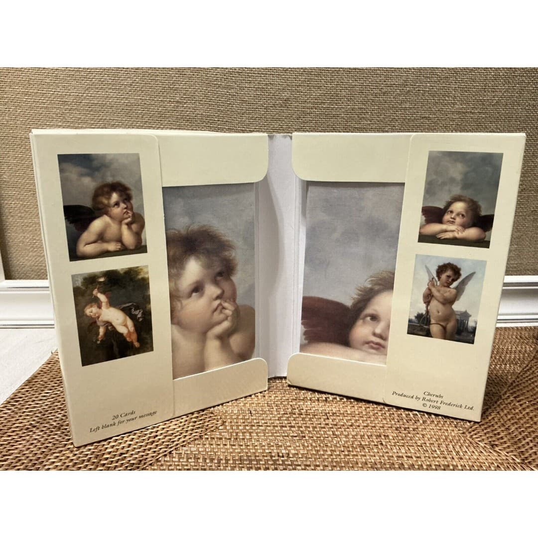 Vintage Angel Cherub Note Cards By Robert Frederick Ltd. 1998 - Thumbnail 3