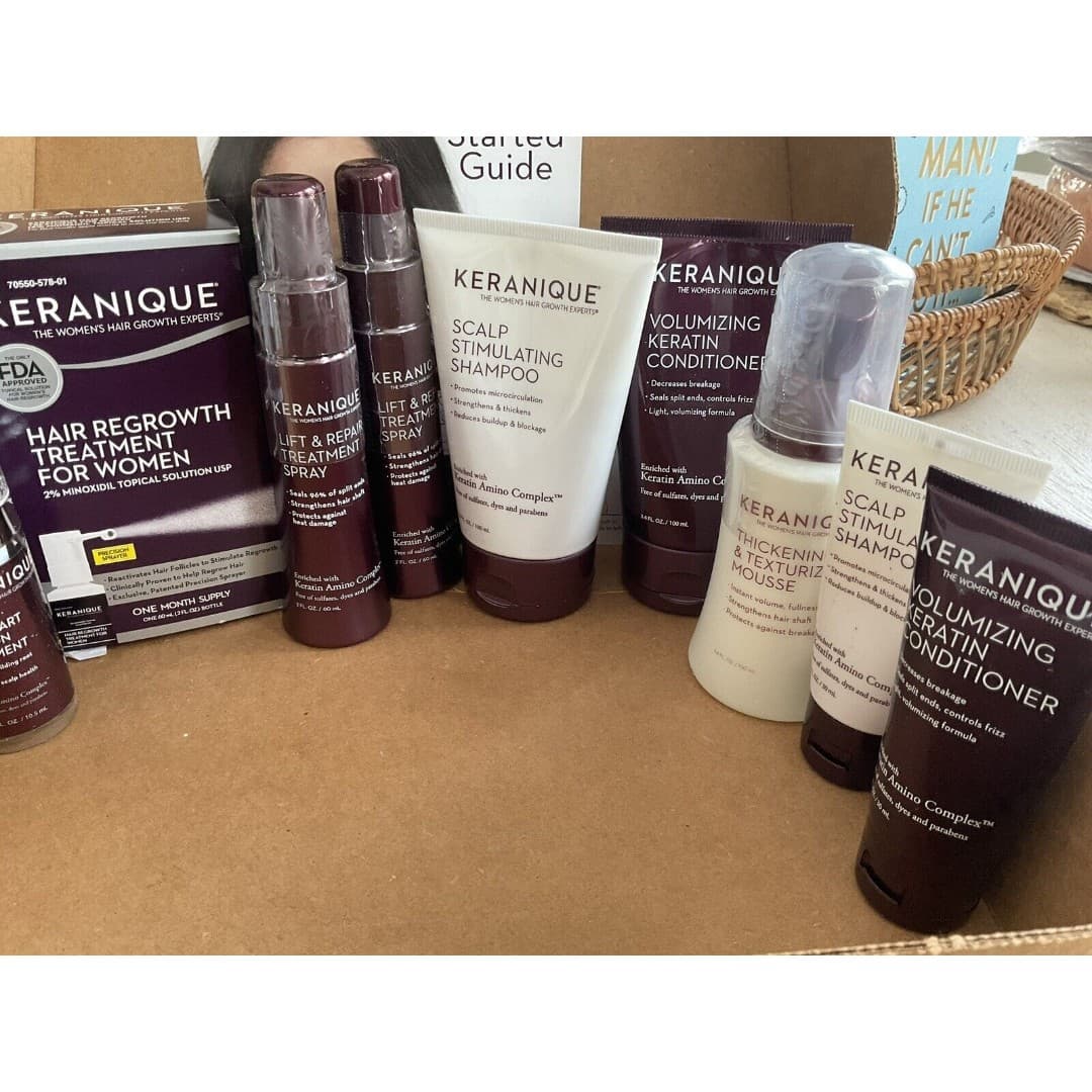 Keranique Keratin Hair Treatment, Shampoo, Conditioner, New - Thumbnail 3