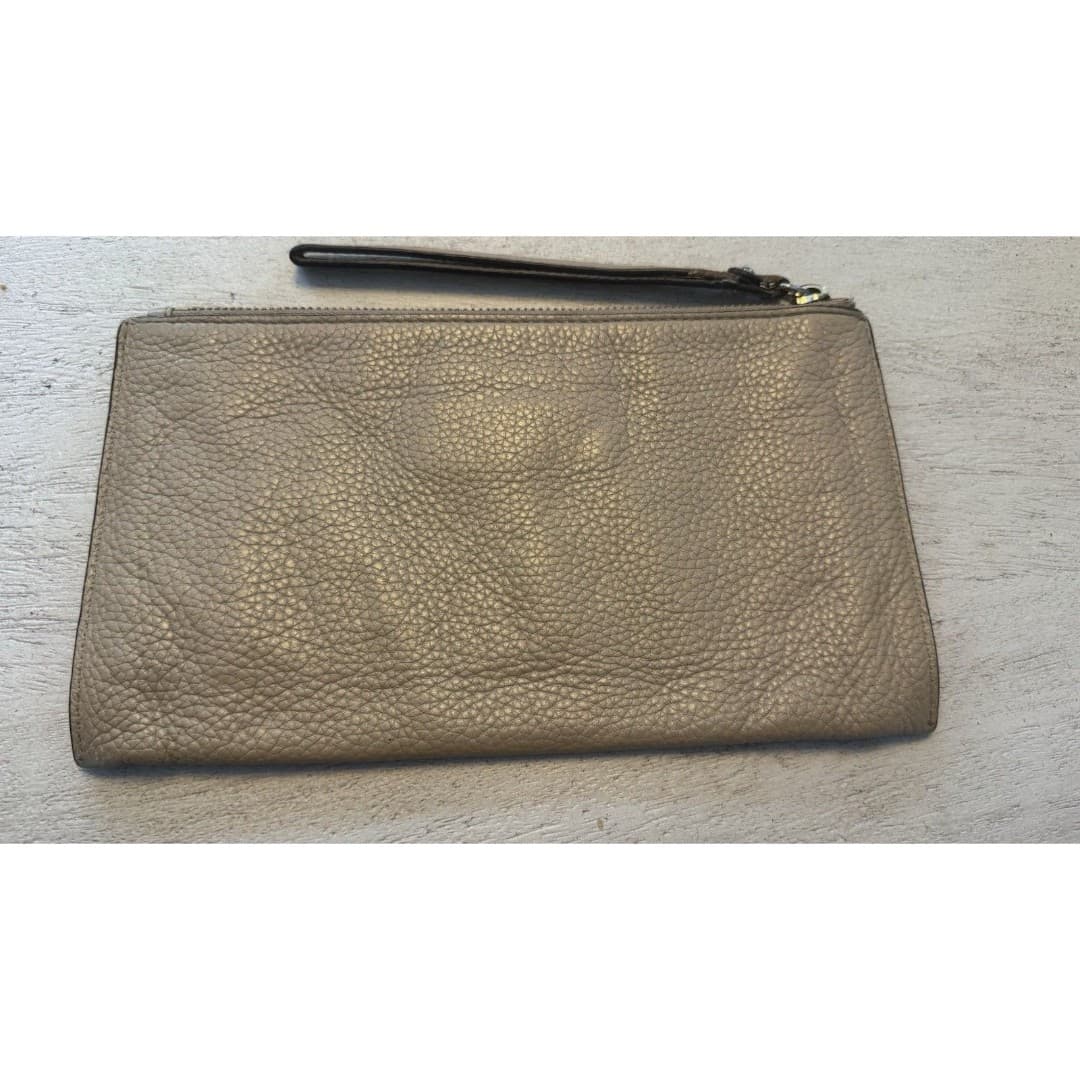 Michael Kors Convertible Wristlet Clutch Beige Tan - Thumbnail 4
