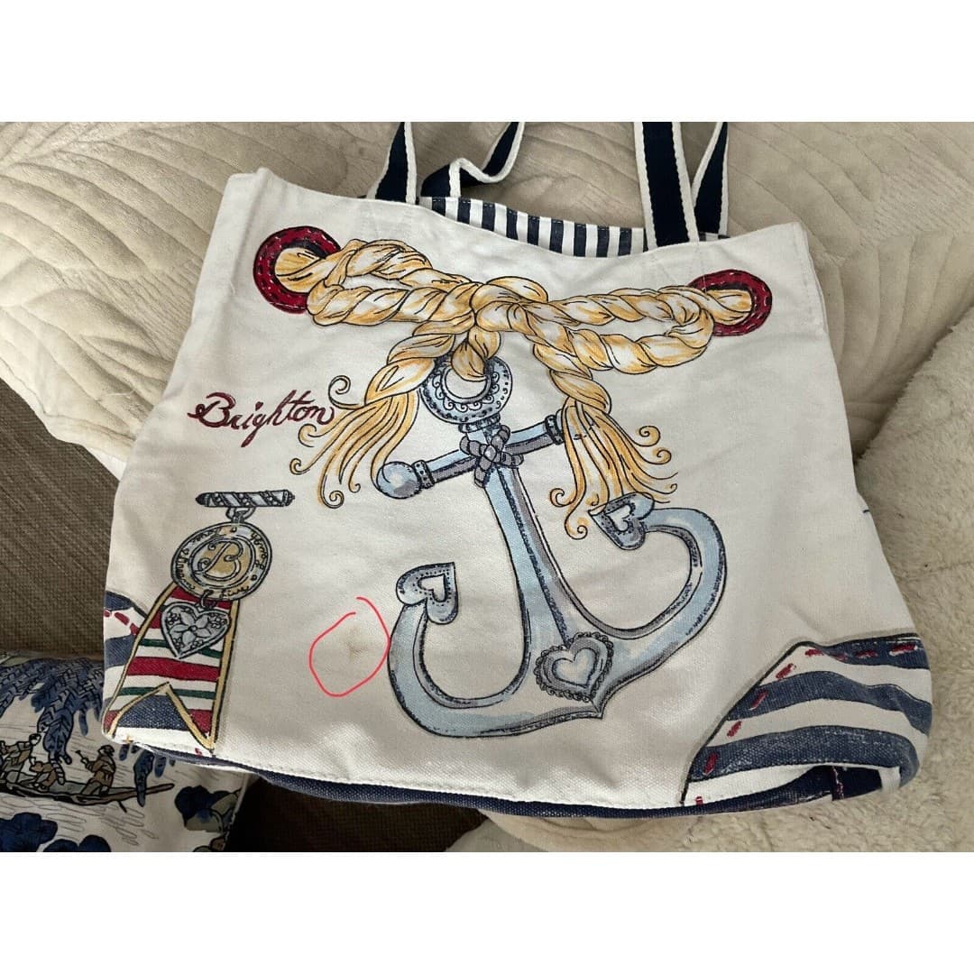 BRIGHTON Nautical Beach Large Canvas Tote - Thumbnail 5