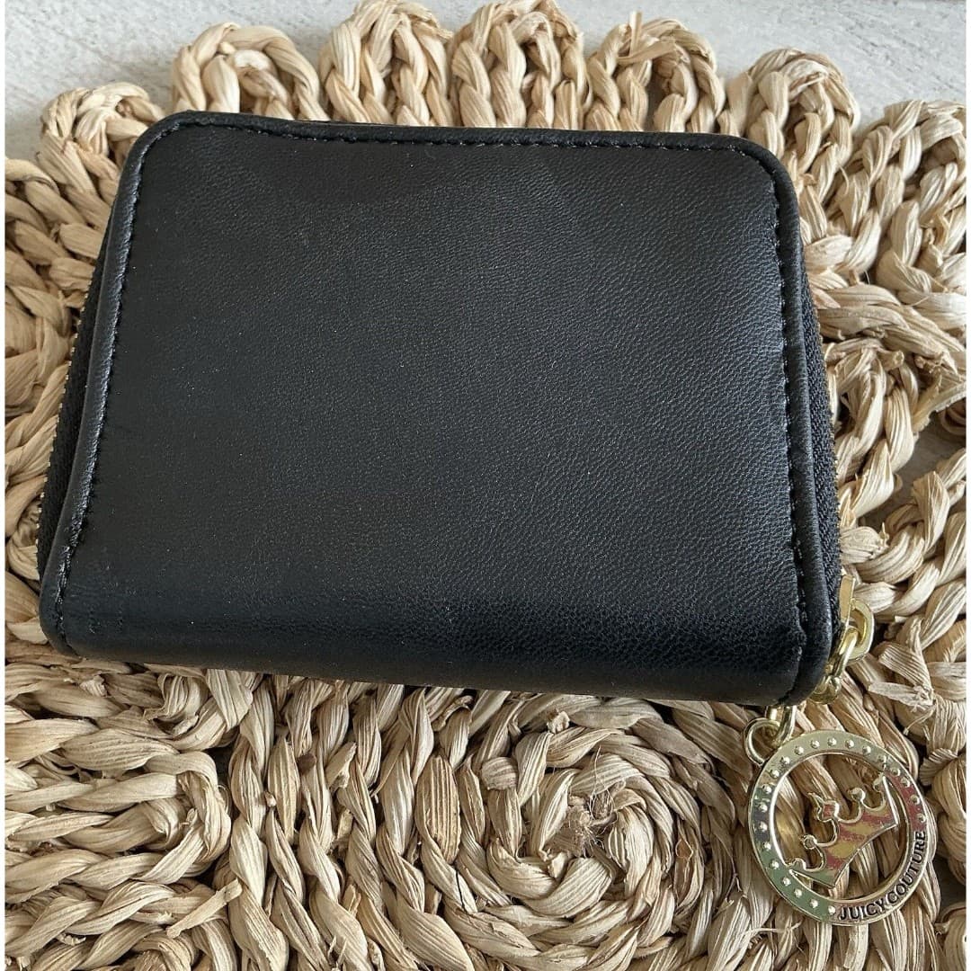 Juicy Couture Mini Black Wallet - Thumbnail 4