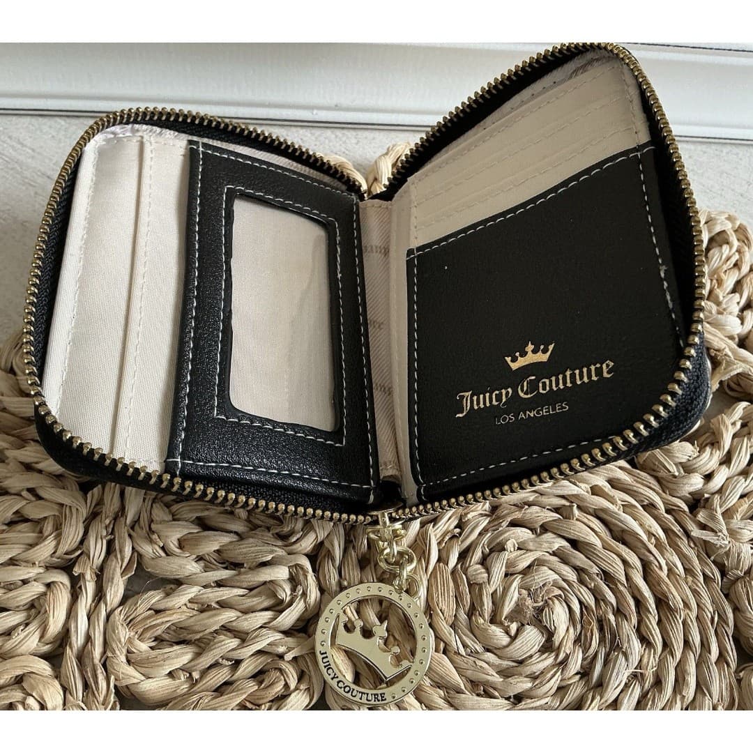 Juicy Couture Mini Black Wallet - Thumbnail 3