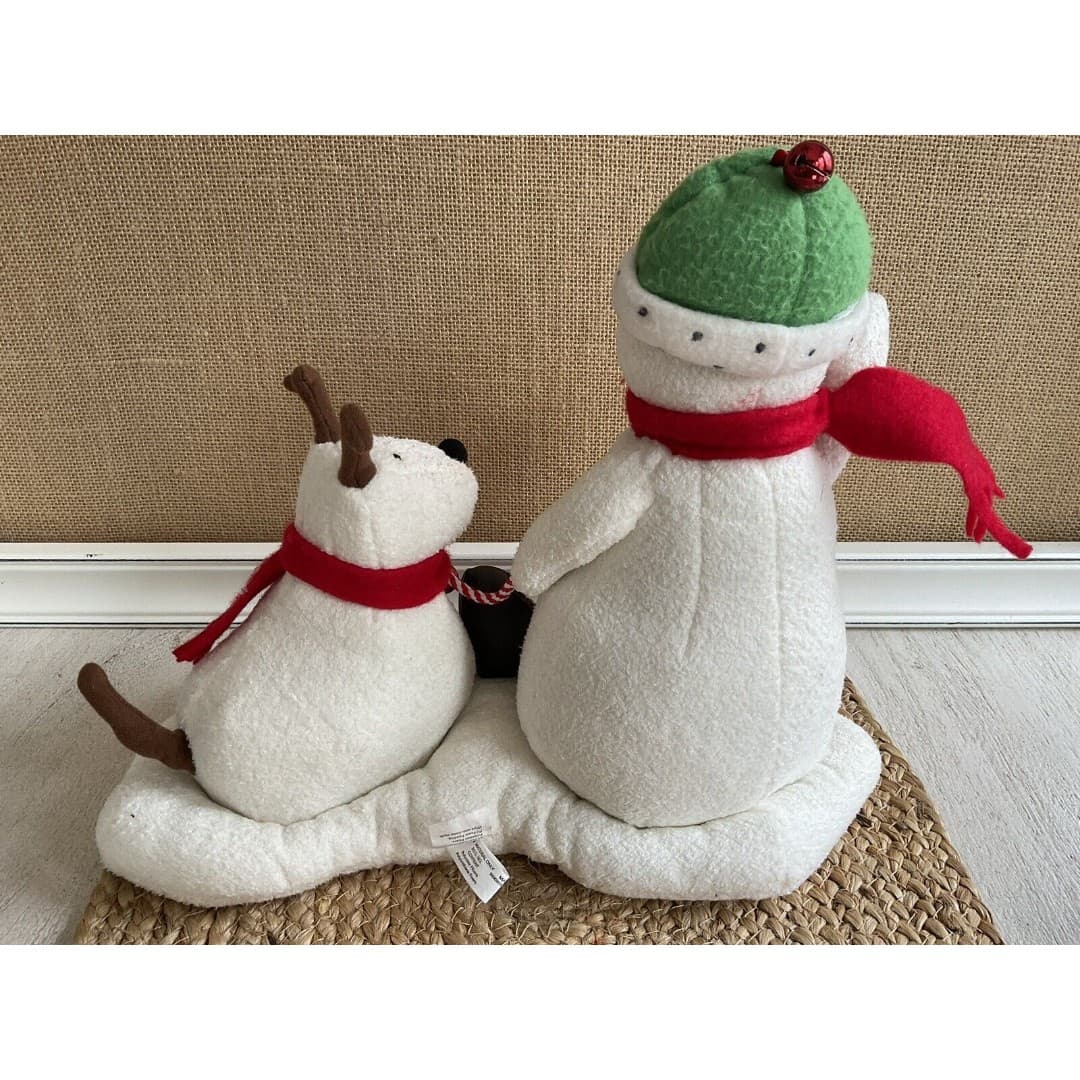 Hallmark Jingle Pals 2004 Snowman & Dog Animated Musical Singing Plush - Thumbnail 5