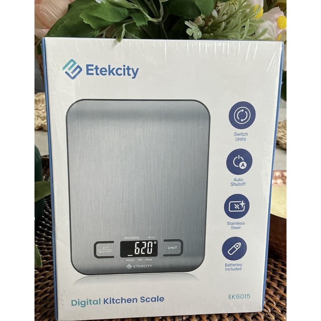 Etekcity EK6015 Small Digital Food Scale Stainless Steel NEW