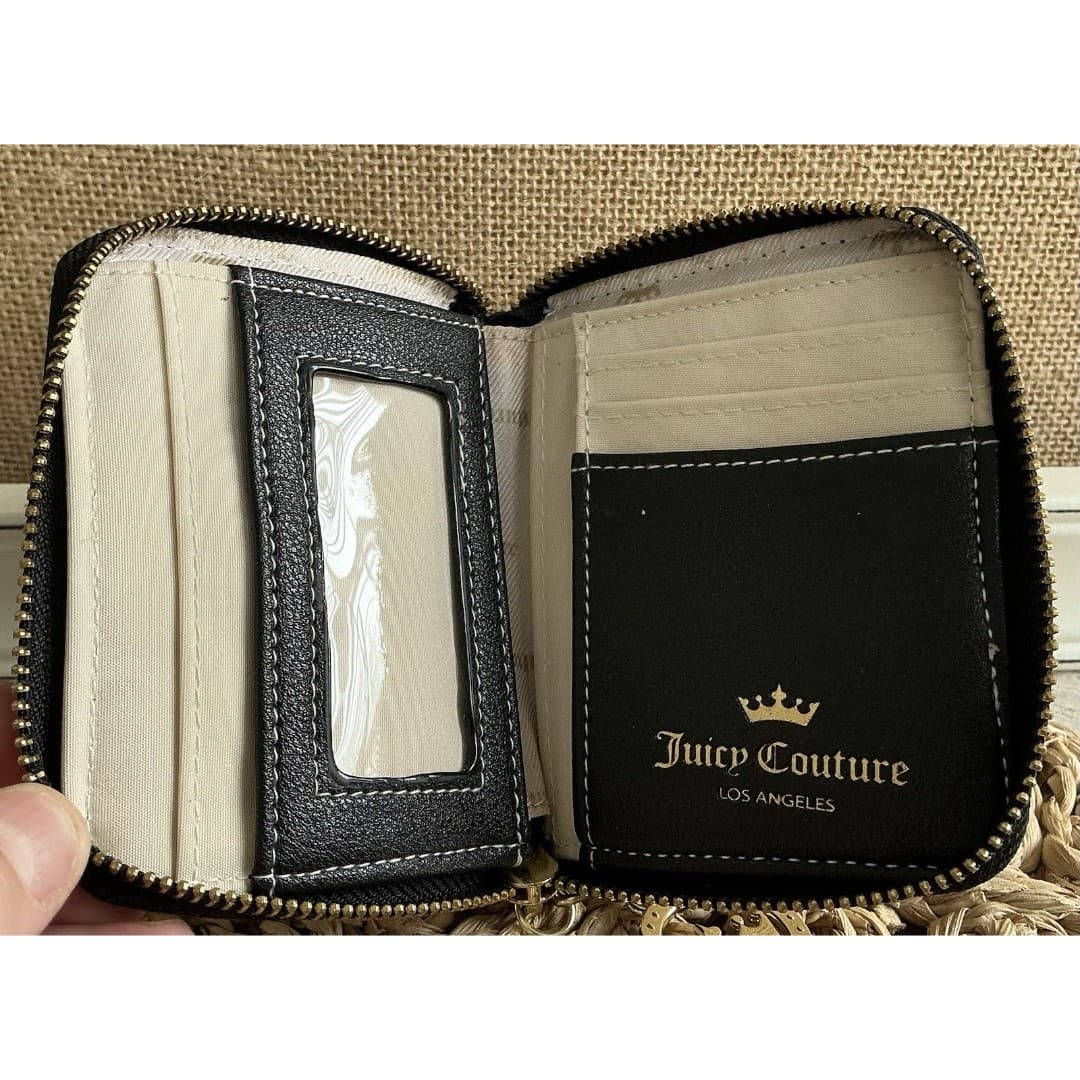 Juicy Couture Mini Black Wallet - Thumbnail 2