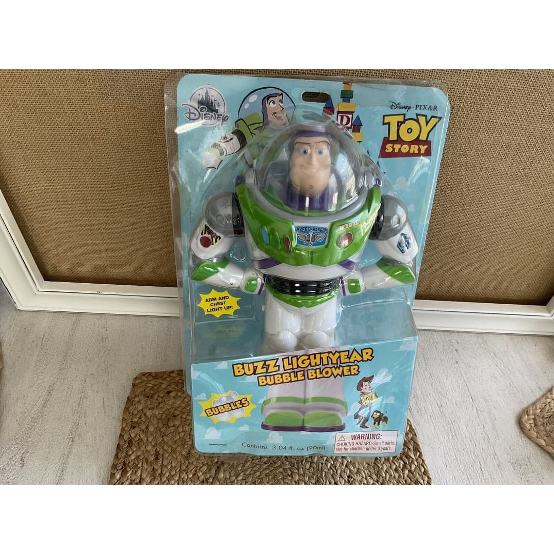 Disney Parks Pixar | Toy Story | Buzz Lightyear Bubble Blower NEW IN PACKAGE - Thumbnail 3