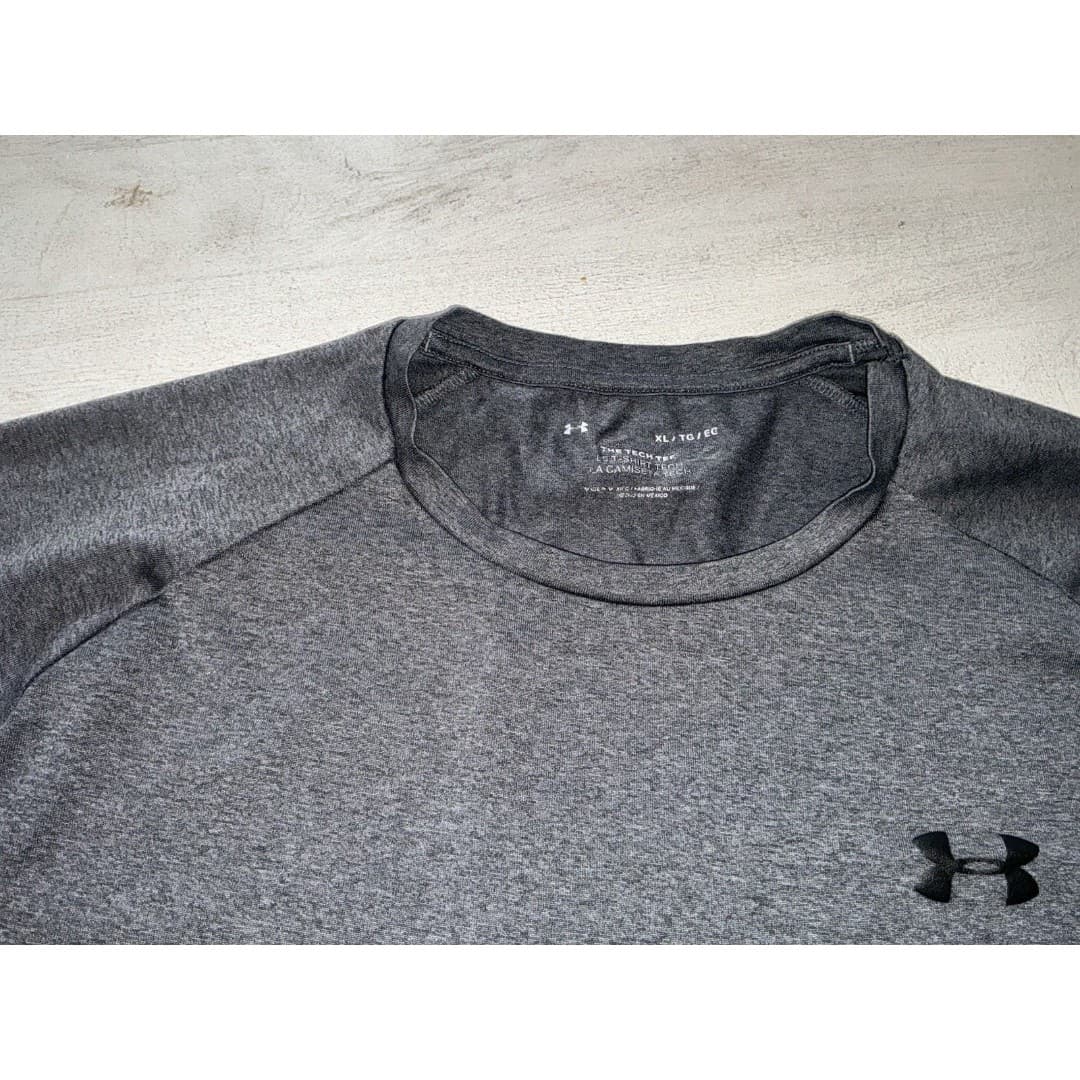 The Tech Tee Under Armour UA Men's XL T Shirt Tee Gray Performance - Thumbnail 3