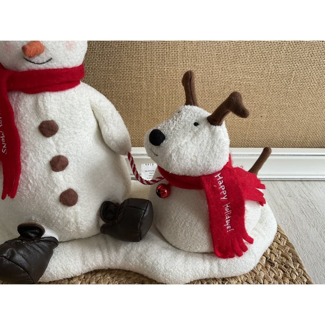 Hallmark Jingle Pals 2004 Snowman & Dog Animated Musical Singing Plush - Thumbnail 4
