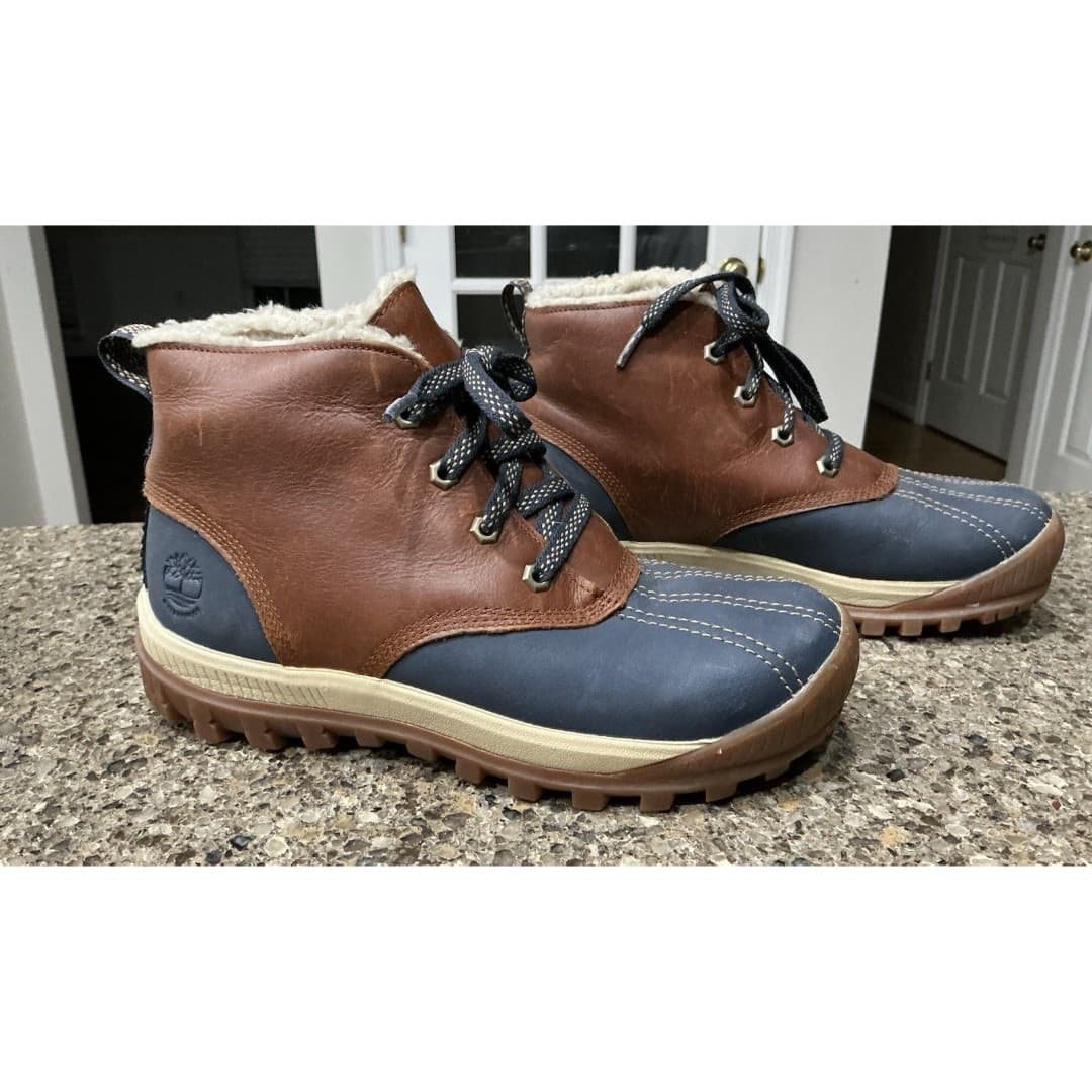 Timberland Women's Mt Hayes Waterproof Chukka Boots, Glazed Ginger Euroveg 7.5 - Thumbnail 8