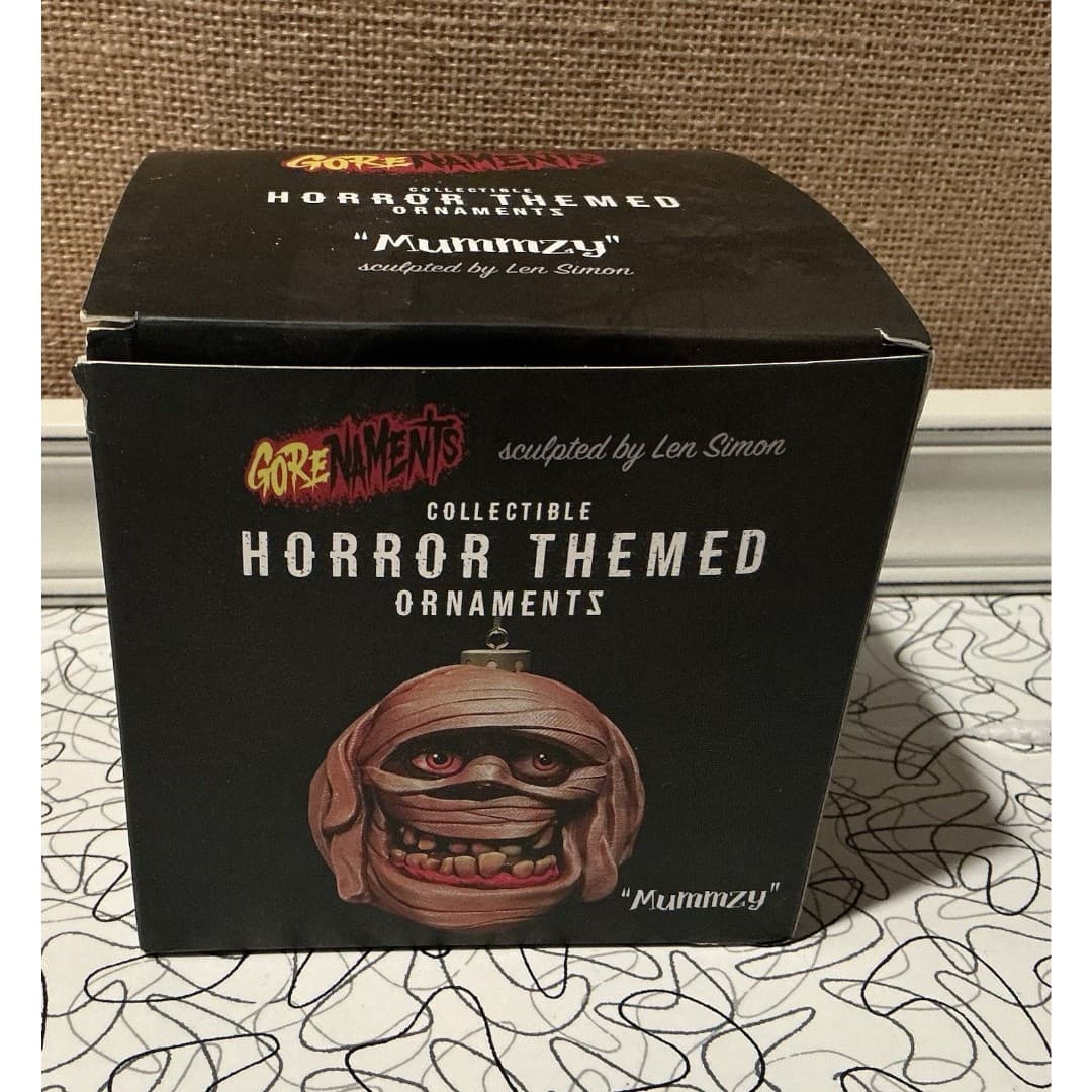 Halloween Gorenaments LLC Len Simon's Ornament 3.5 Inch Mummy Horror - Thumbnail 2
