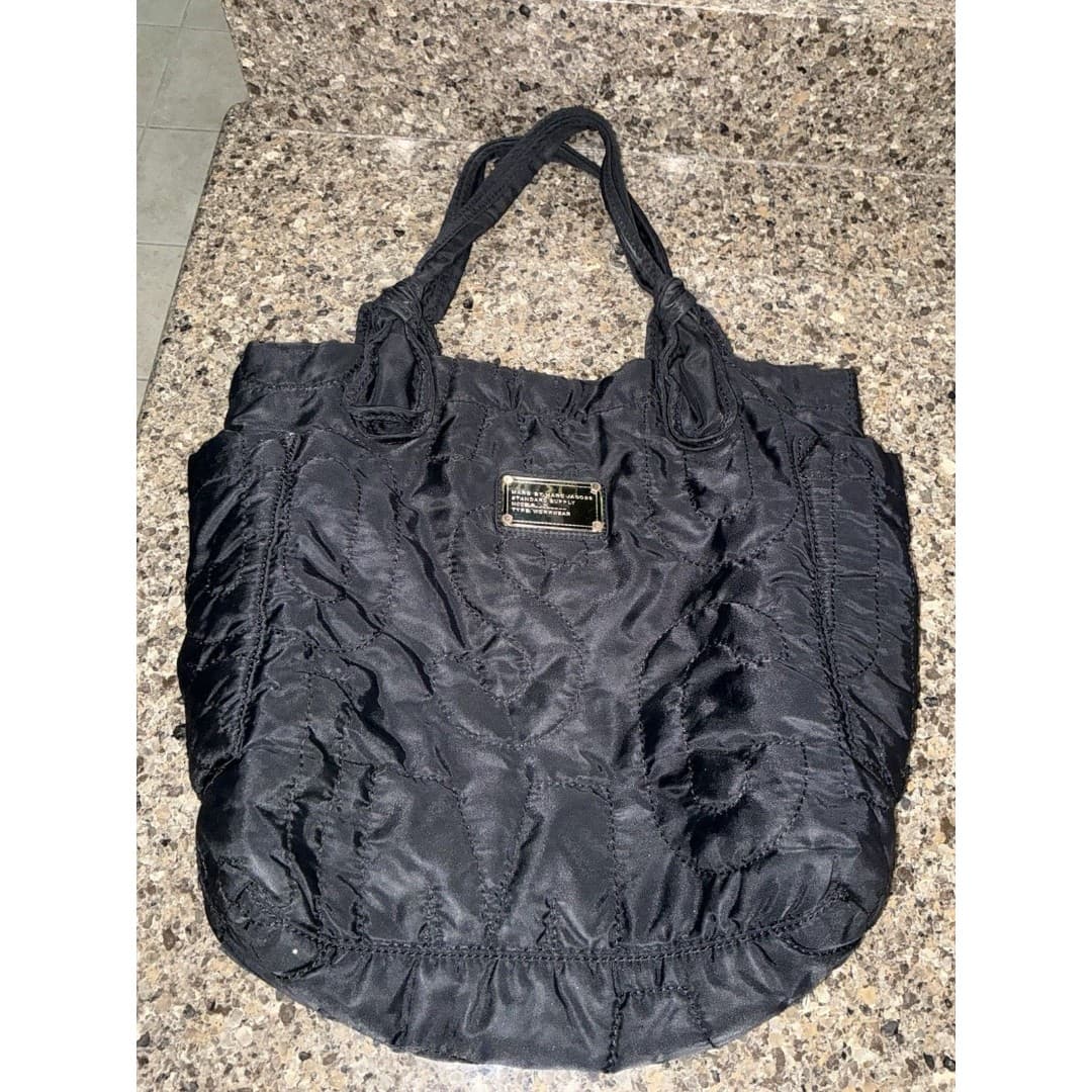 Marc Jacobs Black Quilted Nylon Tote Bag 16” - Thumbnail 7