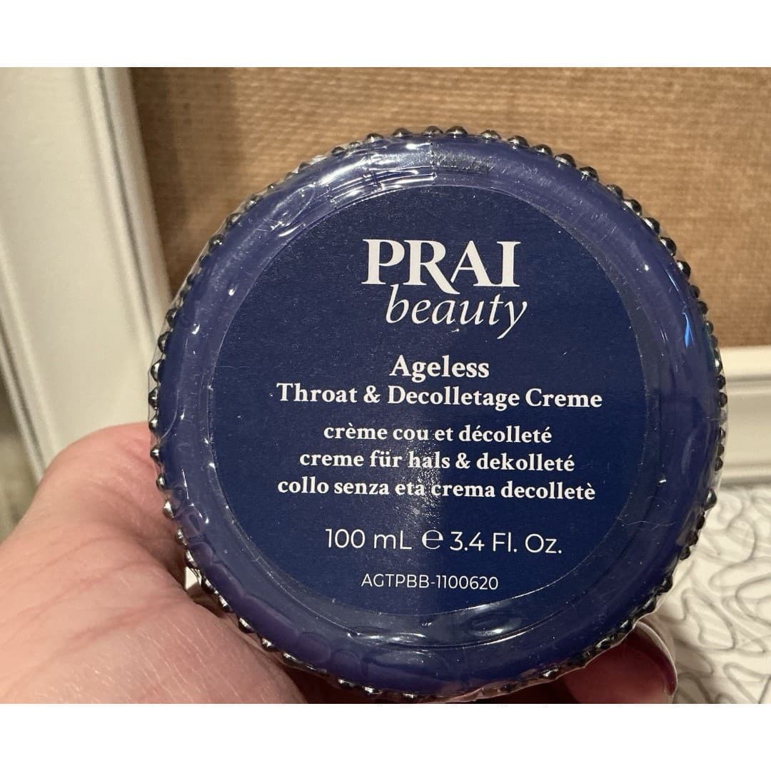 Prai Beauty Ageless Throat & Decolletage Creme Jeweled Sealed USA - Thumbnail 2