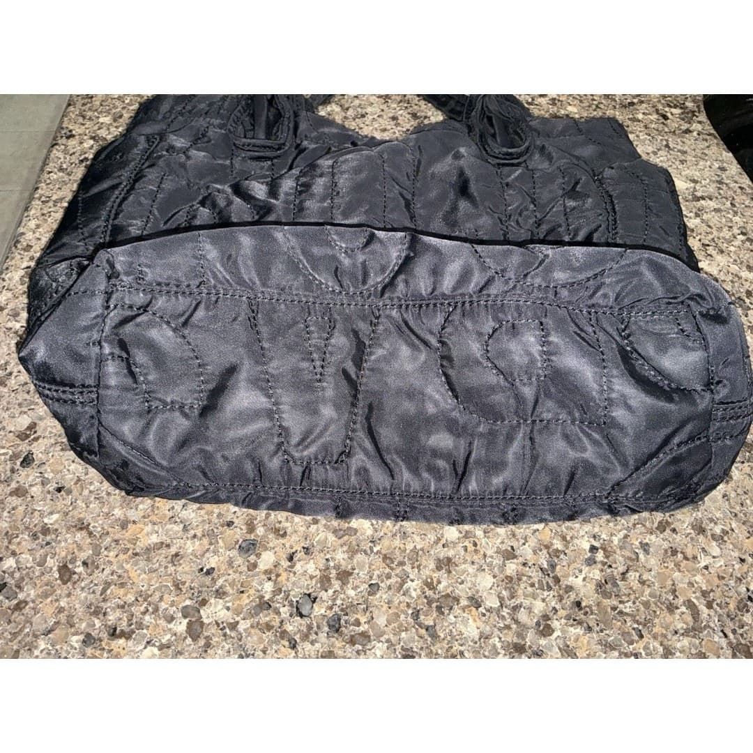 Marc Jacobs Black Quilted Nylon Tote Bag 16” - Thumbnail 9