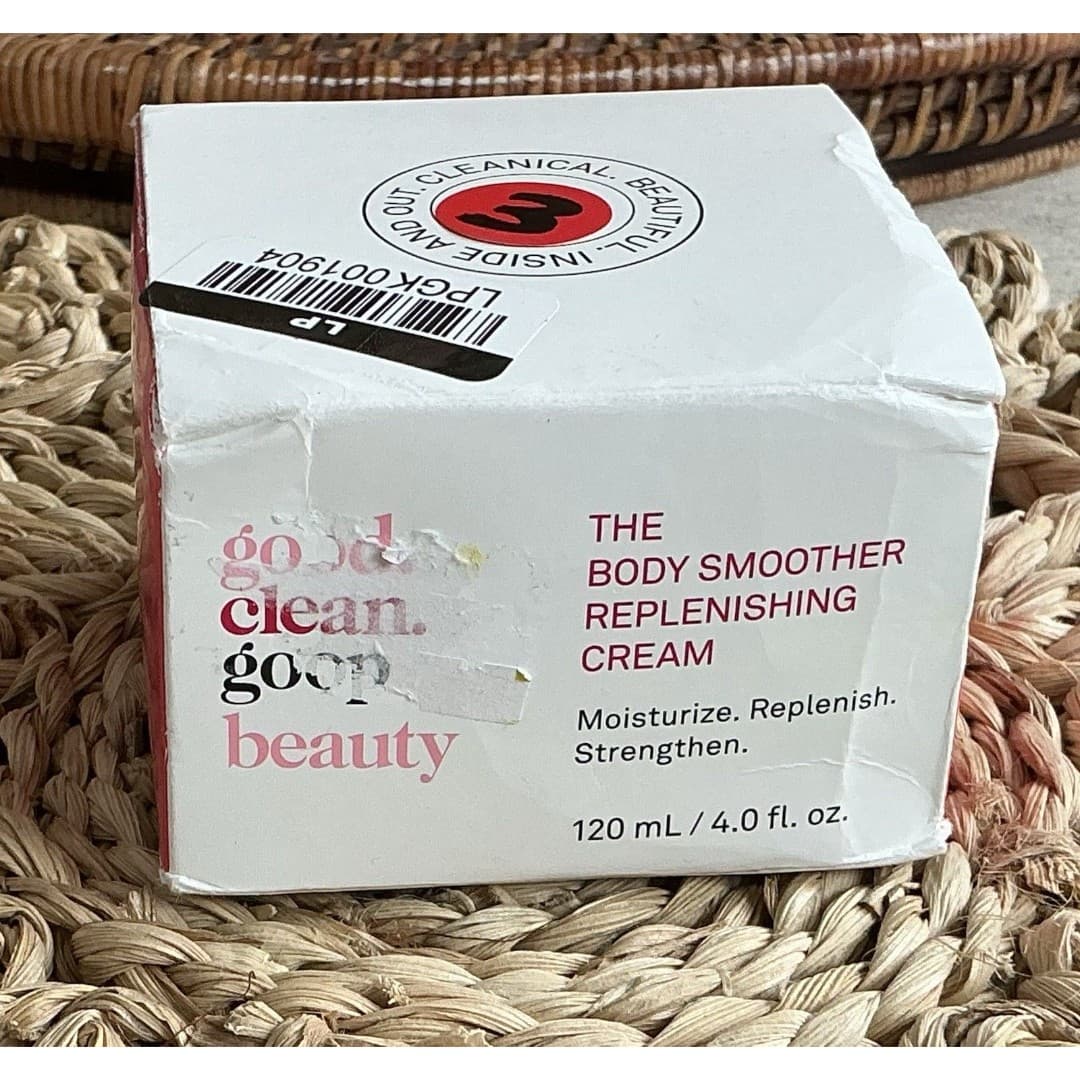 good.clean.goop beauty The Body Smoother Replenishing Cream 4oz NIB - Thumbnail 3