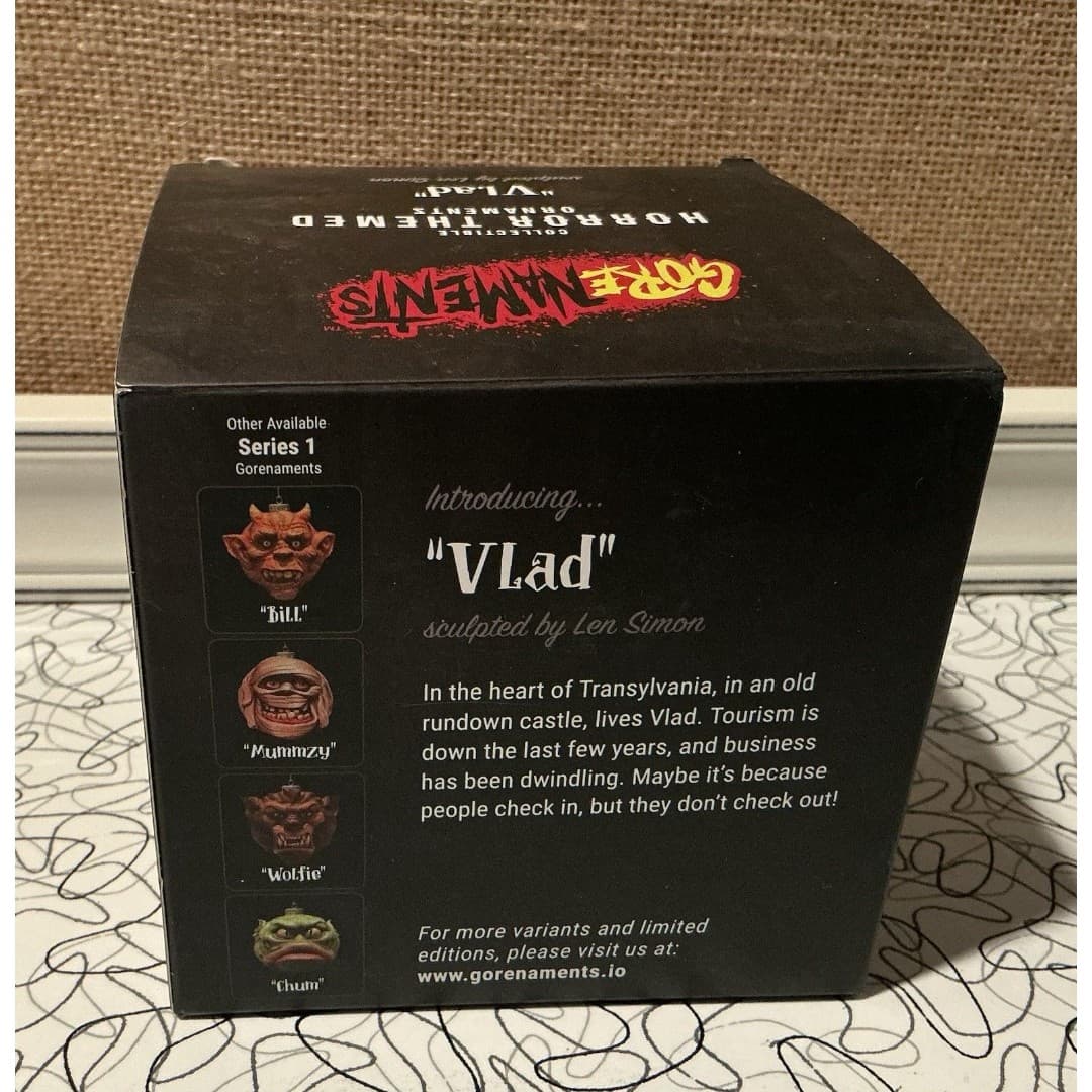 Halloween Gorenaments LLC Len Simon's Ornament 3.5 Inch V Lad Horror - Thumbnail 4
