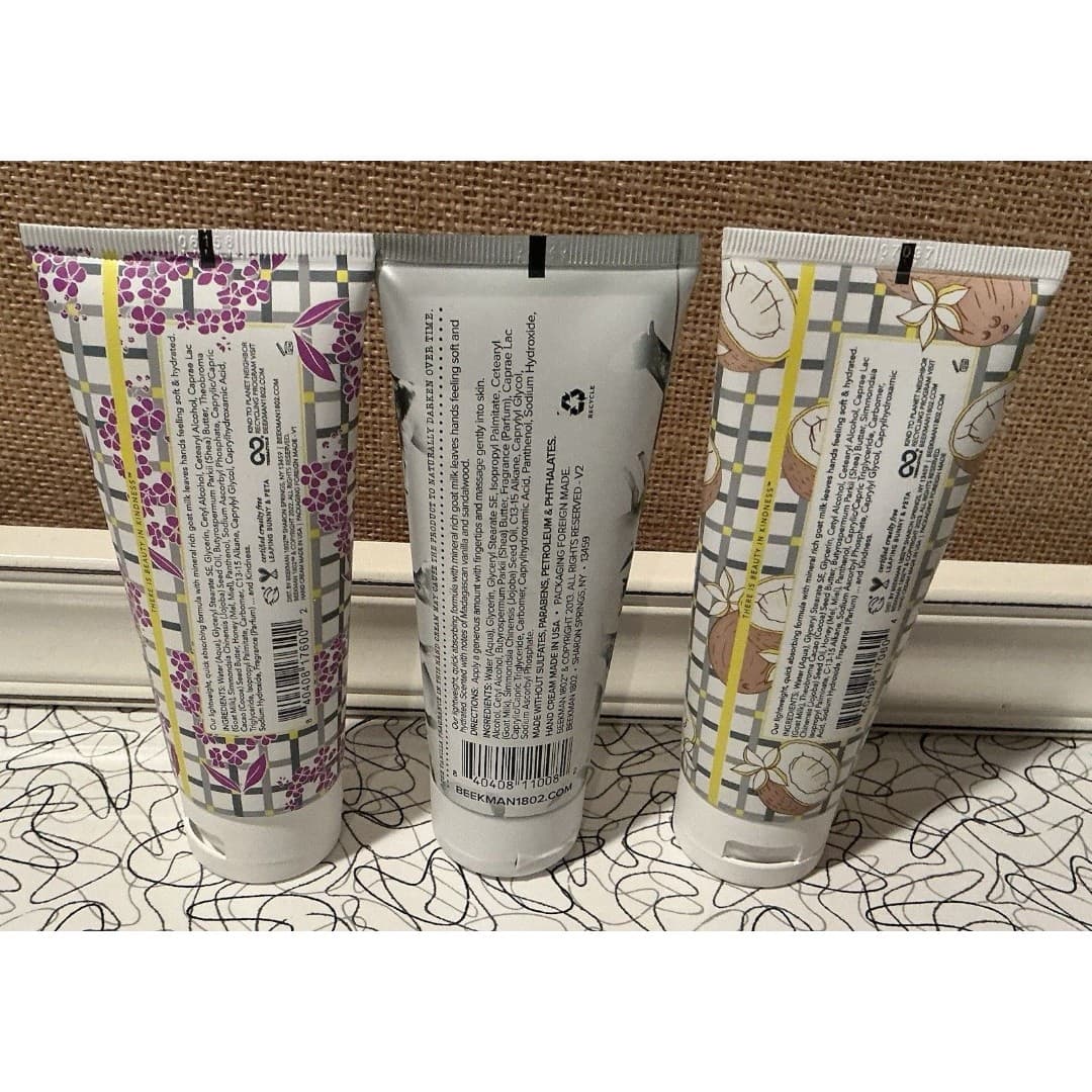 Beekman 1802 Goat Milk Hand Cream 3.4oz Set of 3 New & Sealed - Thumbnail 4