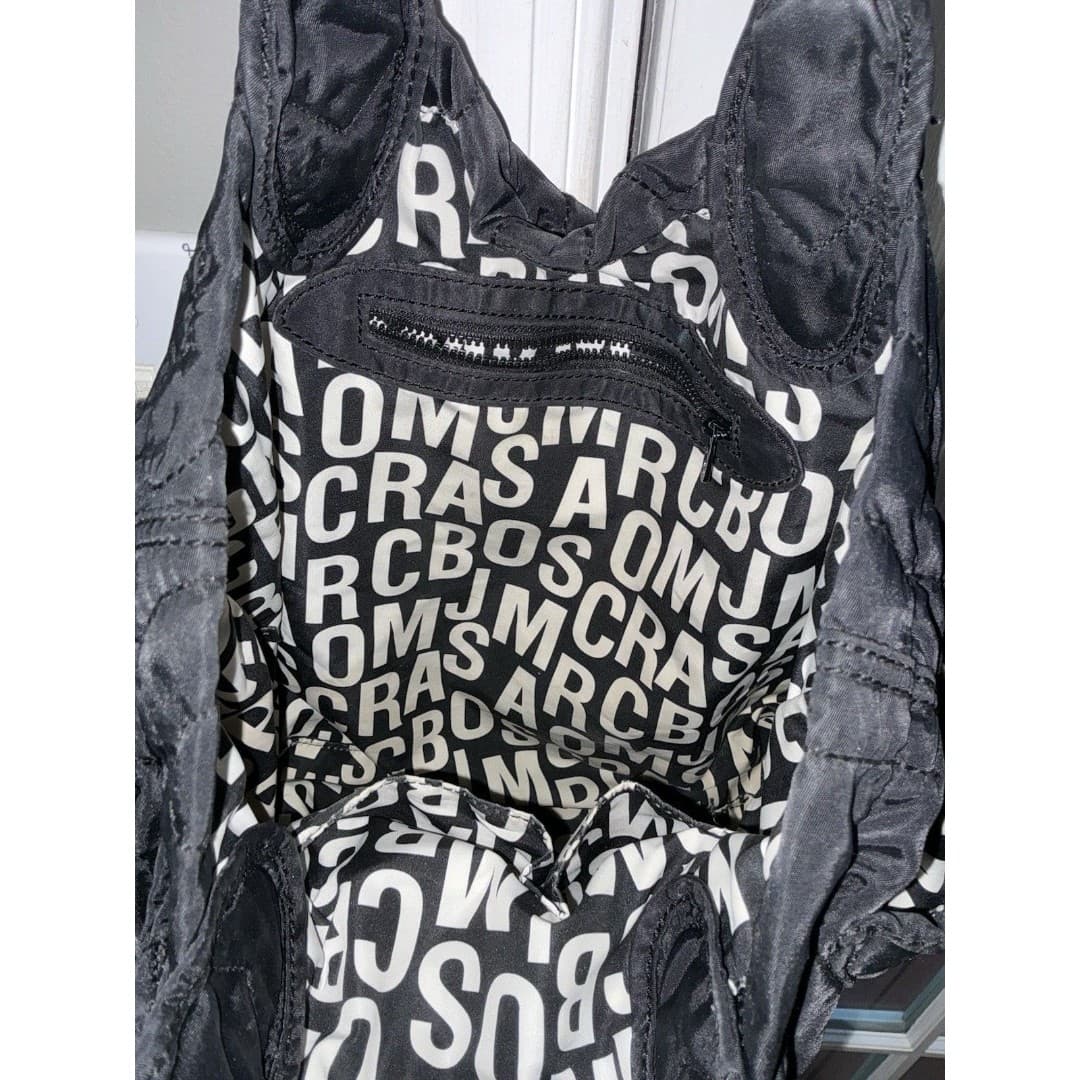 Marc Jacobs Black Quilted Nylon Tote Bag 16” - Thumbnail 4