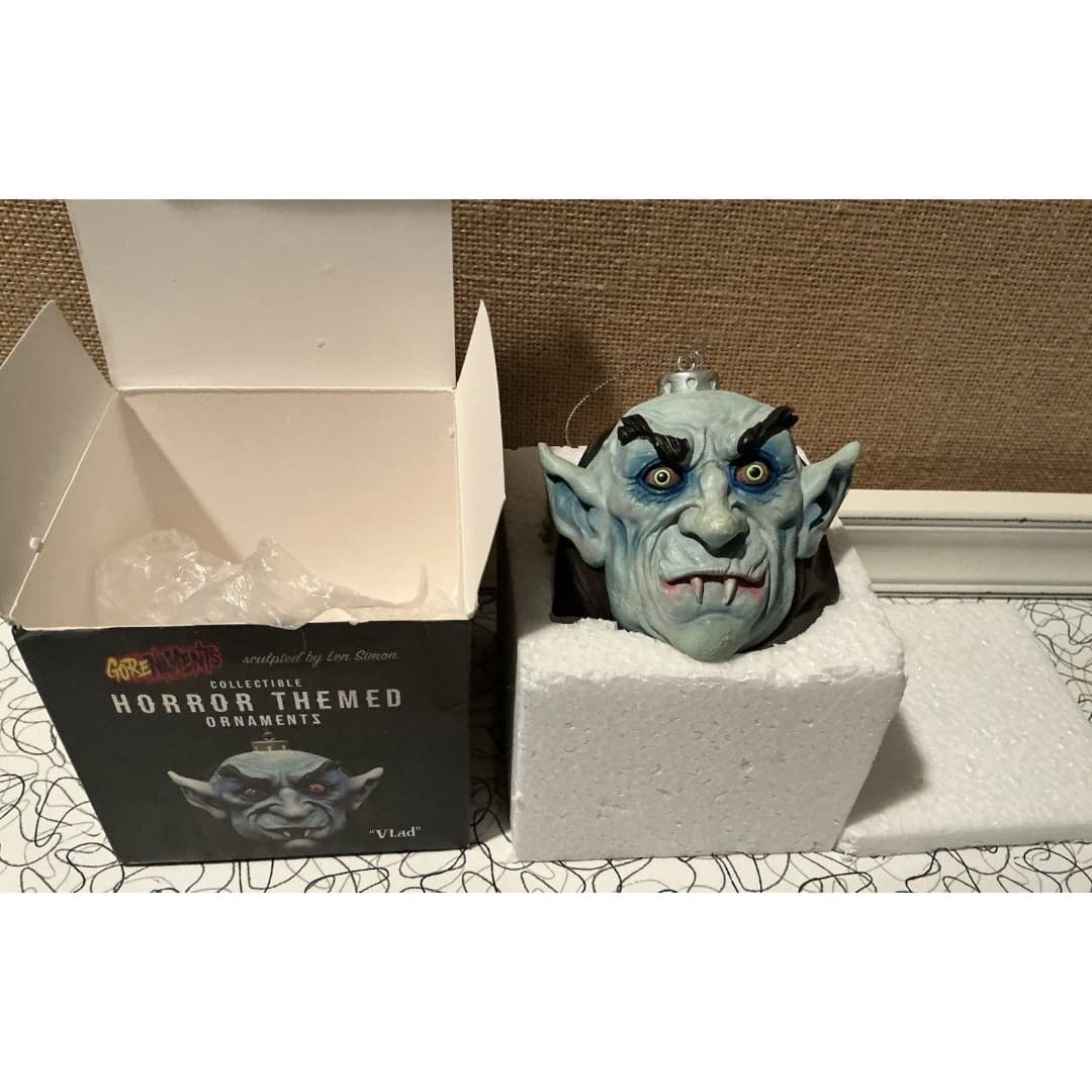 Halloween Gorenaments LLC Len Simon's Ornament 3.5 Inch V Lad Horror - Thumbnail 3