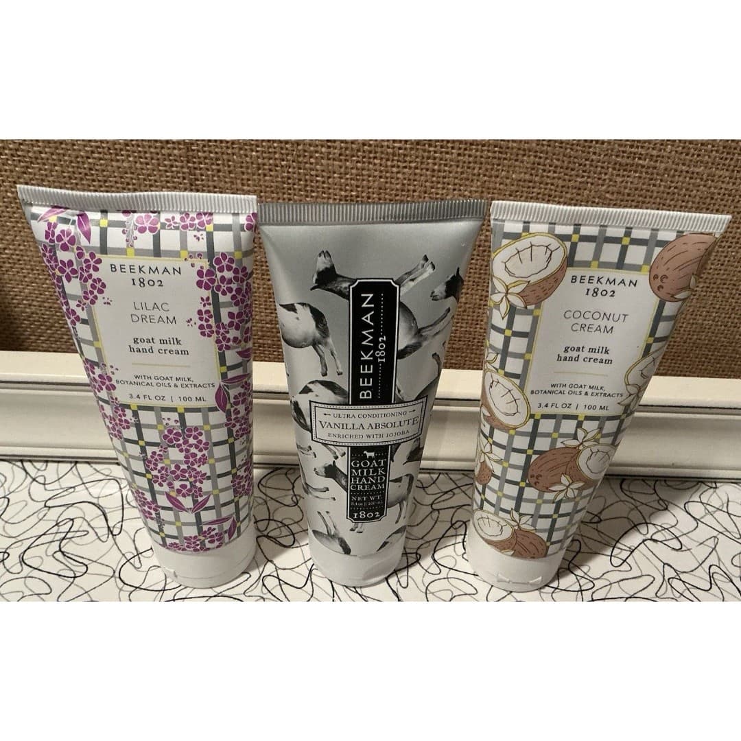 Beekman 1802 Goat Milk Hand Cream 3.4oz Set of 3 New & Sealed - Thumbnail 2