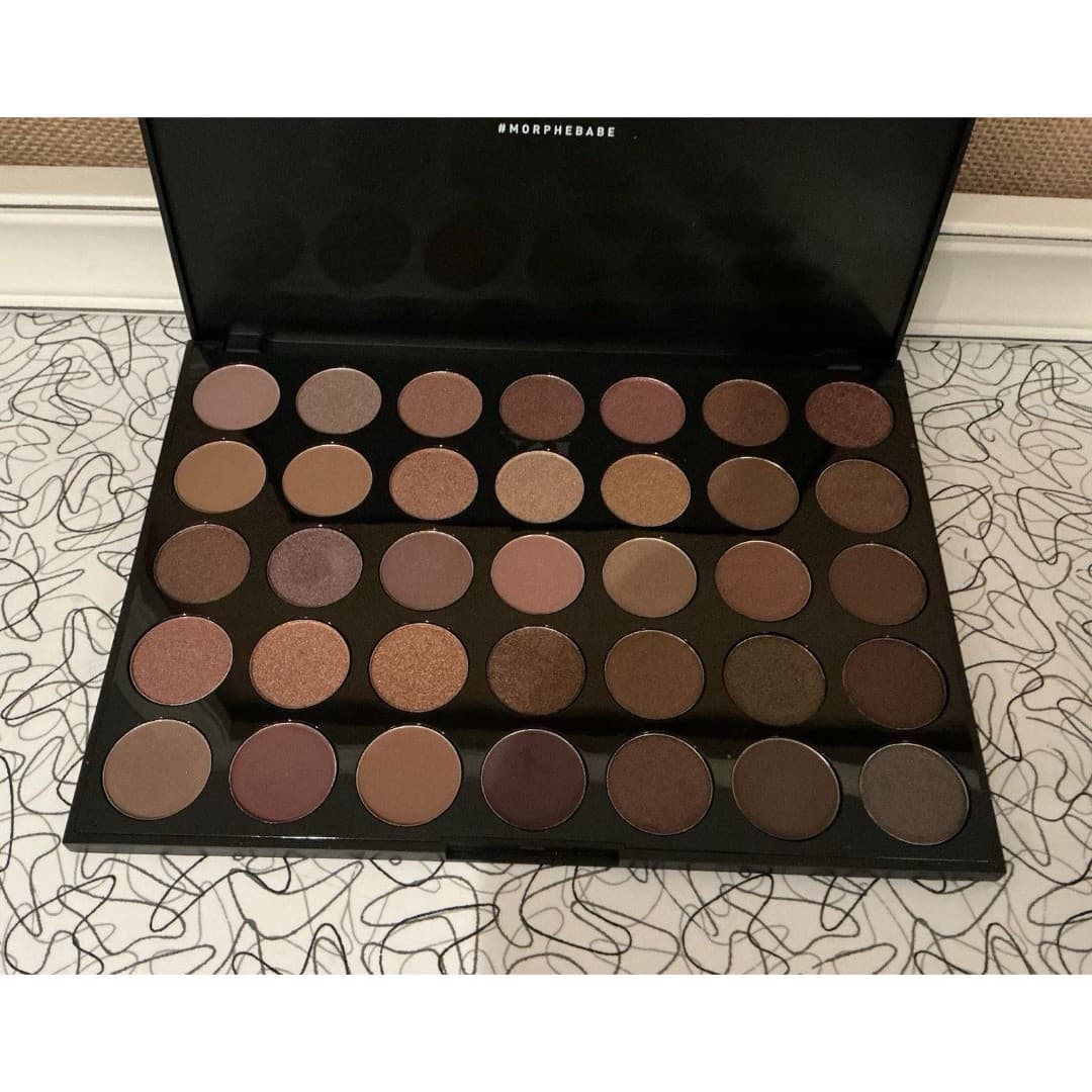 New MORPHE 35T Fall Glitter Palette Dope Taupe Eyeshadow Palette - Thumbnail 4