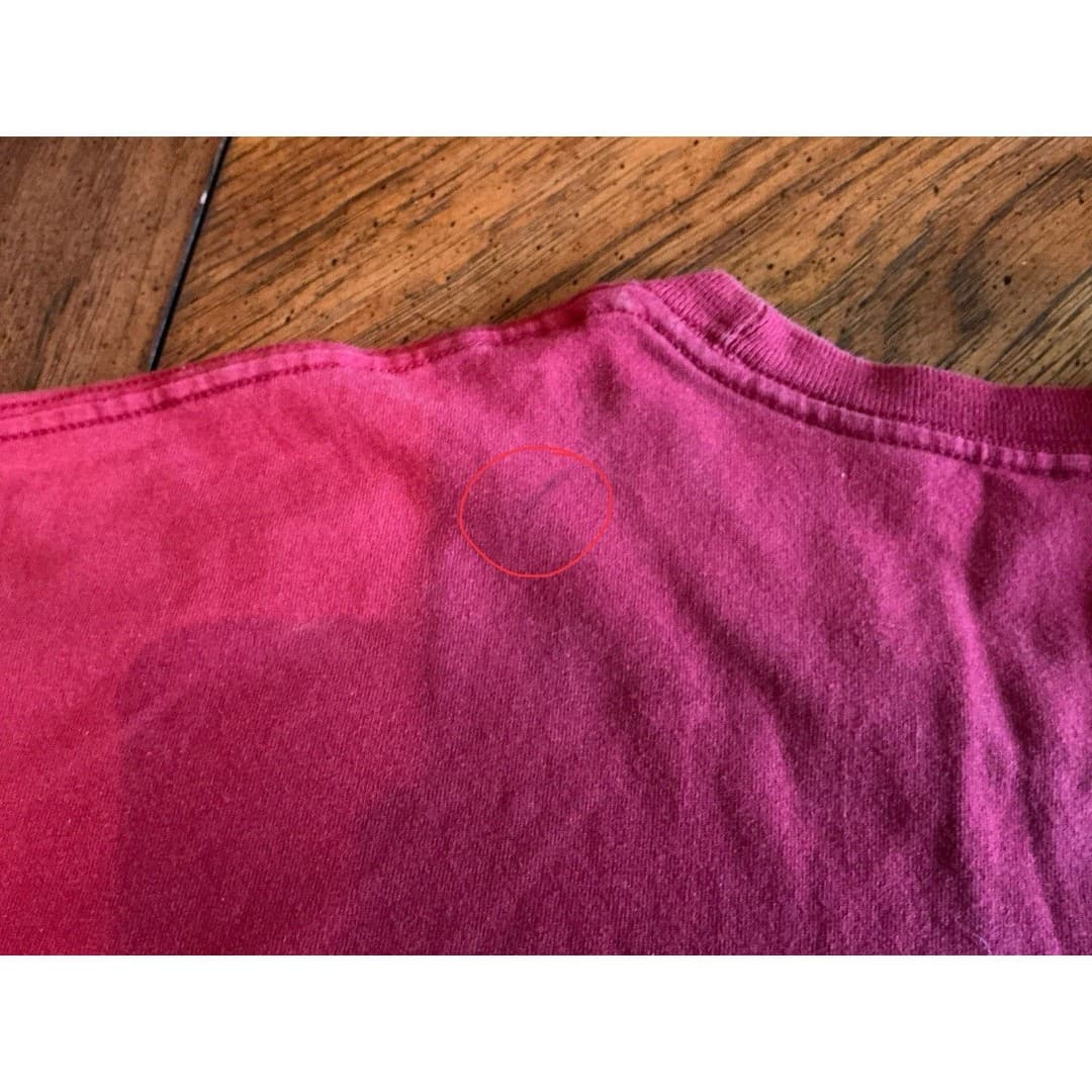 Vintage 90s Nike Athletics Spell Out T-Shirt Red Size XL - Thumbnail 7