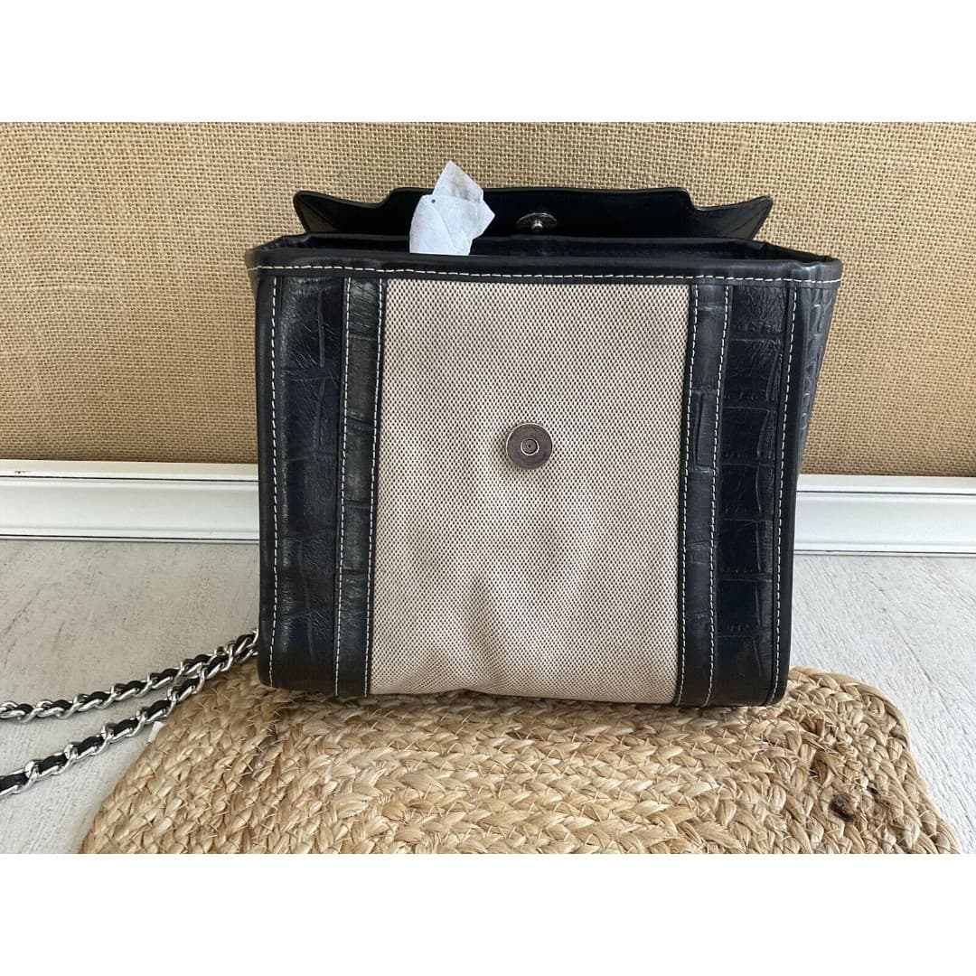 Brighton Tommi Satchel Black Vintage Handbag - Thumbnail 3