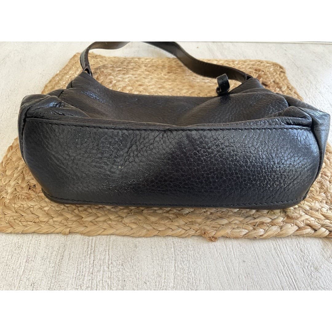 Kate Spade NY Pine Street Finley Pebbled Leather Black Shoulder Hobo Bag - Thumbnail 4