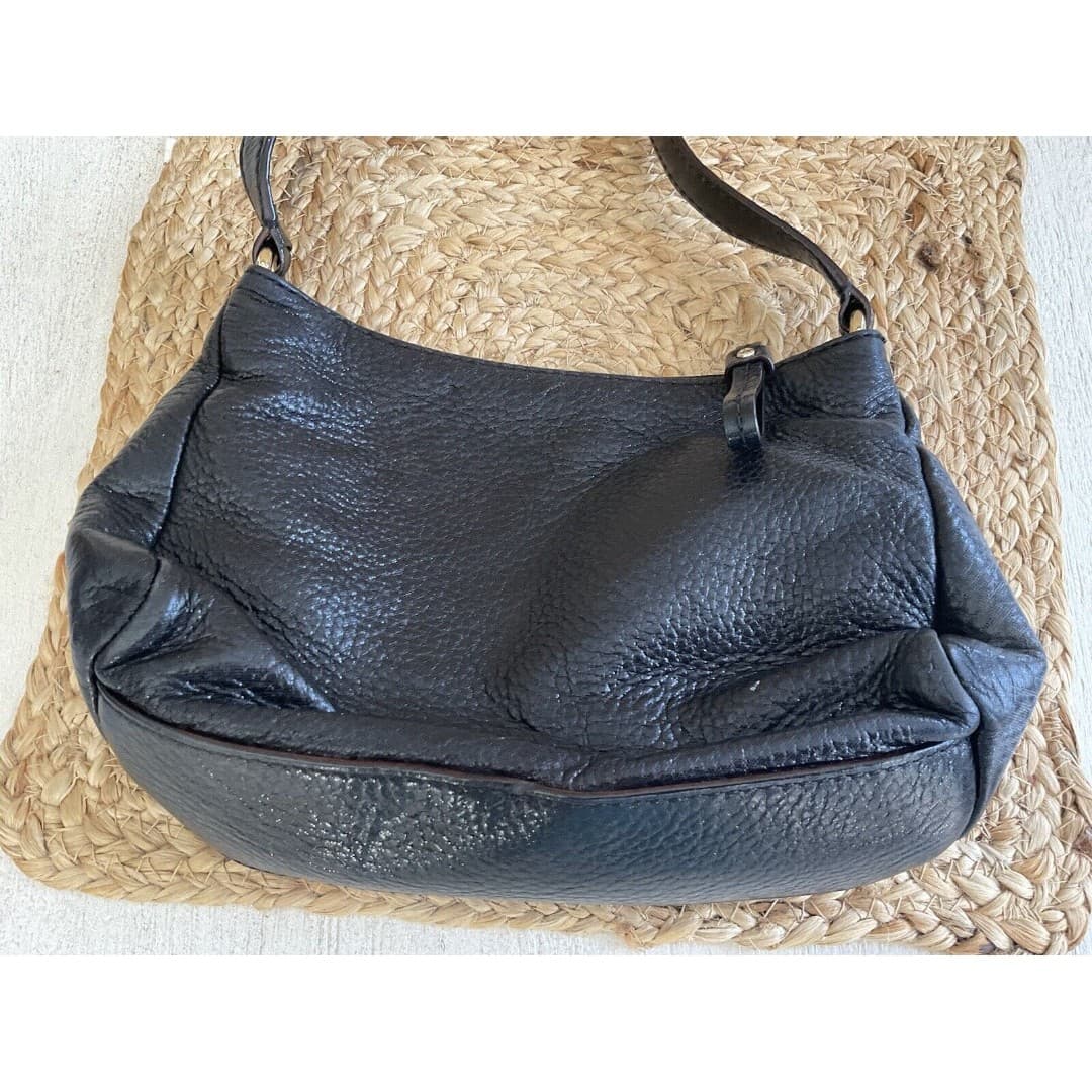 Kate Spade NY Pine Street Finley Pebbled Leather Black Shoulder Hobo Bag - Thumbnail 3
