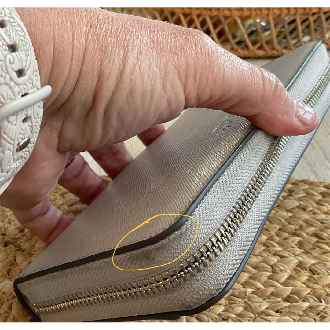 Kate Spade New York Large Zip Around Continental Wallet Gray - Thumbnail 7