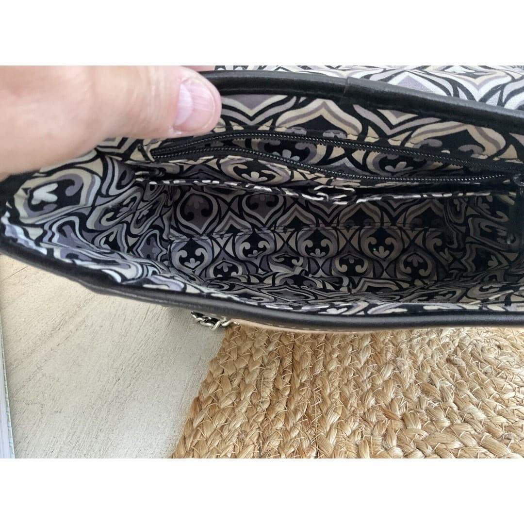 Brighton Tommi Satchel Black Vintage Handbag - Thumbnail 5