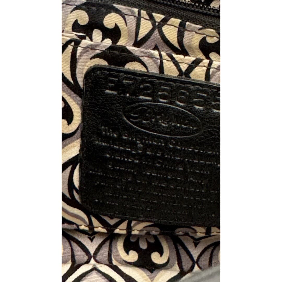 Brighton Tommi Satchel Black Vintage Handbag - Thumbnail 8