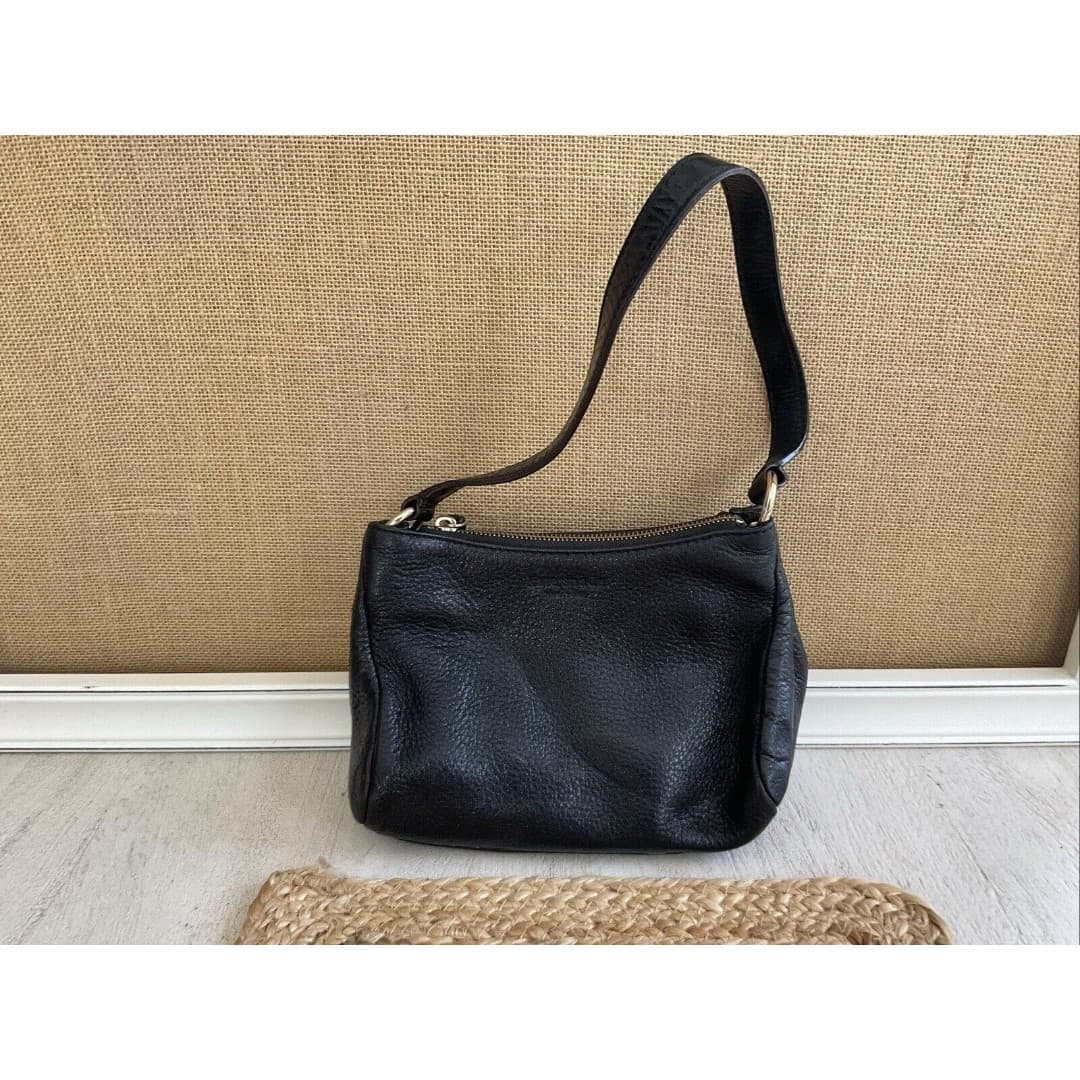 Kate Spade NY Pine Street Finley Pebbled Leather Black Shoulder Hobo Bag - Thumbnail 2