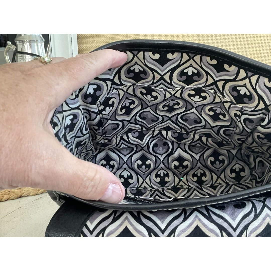 Brighton Tommi Satchel Black Vintage Handbag - Thumbnail 4