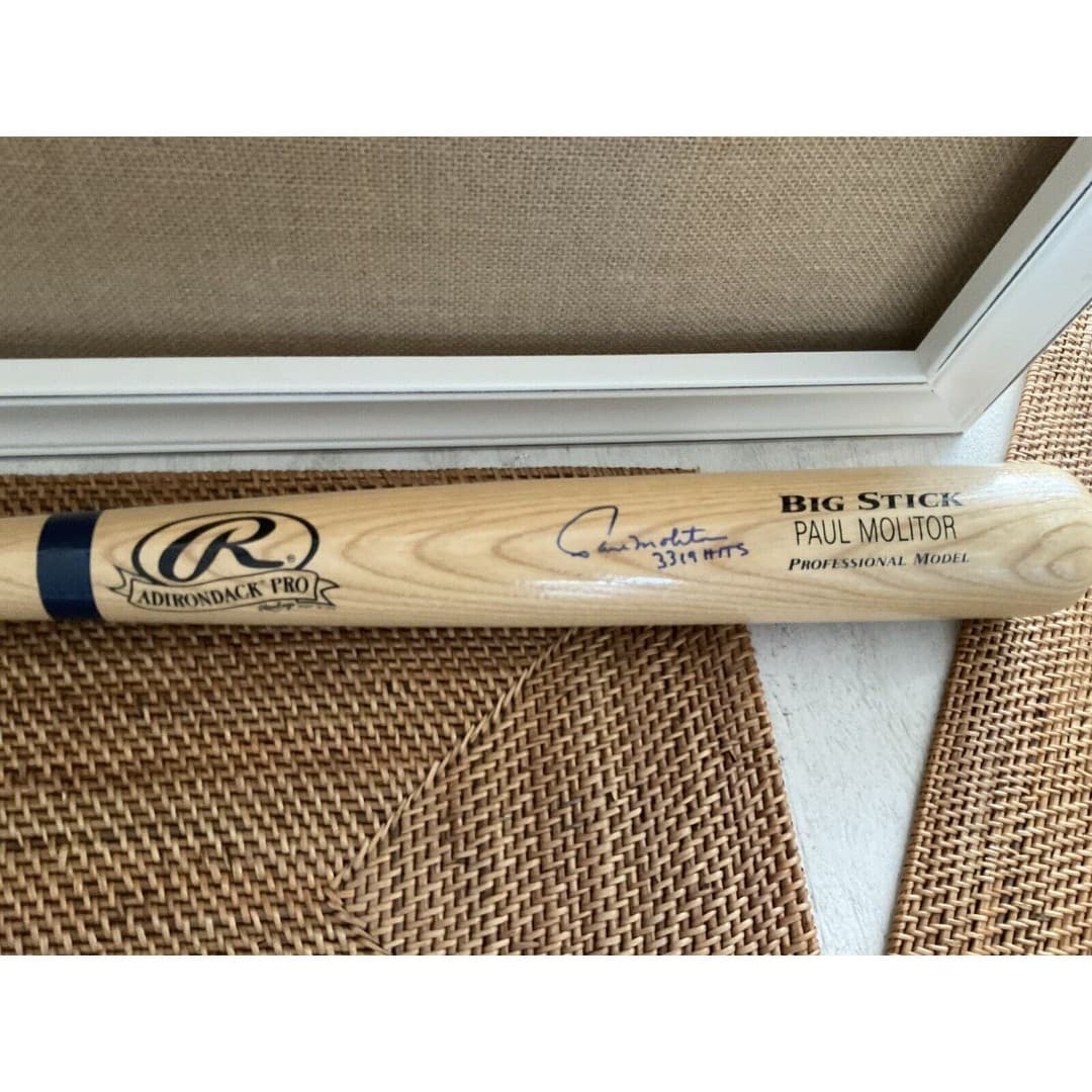 Paul Molitor Signed Baseball Bat JSA Authentication - Thumbnail 4