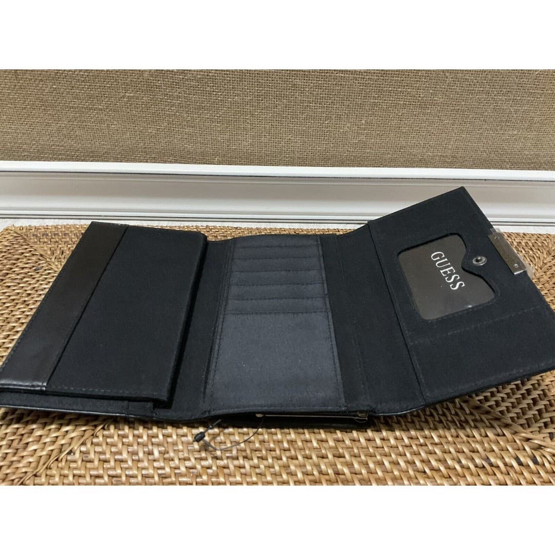 Nine West Woman’s Black Wallet With Slots For Credit Cards Check Book NWOT - Thumbnail 7