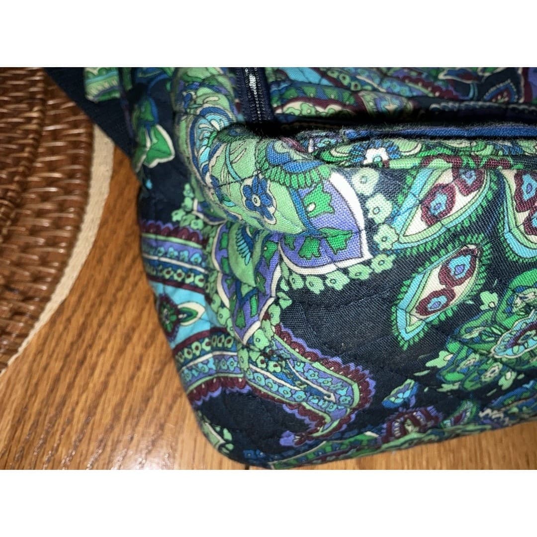 Vera Bradley Blue Rhapsody Large Metro Laptop Messenger Bag - Thumbnail 5