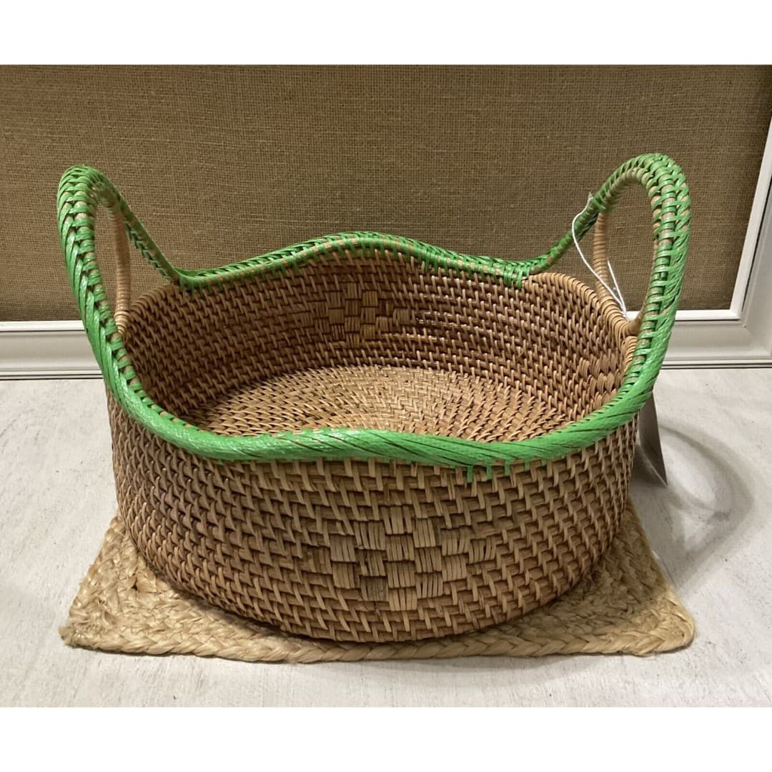 Wild Sage Rattan 10” & 12” Nesting Baskets NEW- From Bed/bath & Beyond - Thumbnail 5