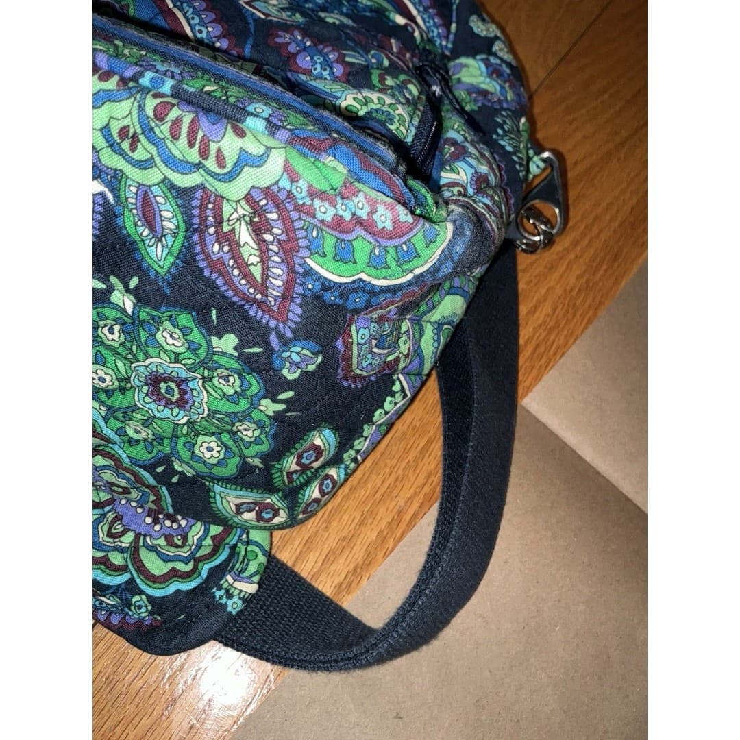 Vera Bradley Blue Rhapsody Large Metro Laptop Messenger Bag - Thumbnail 6