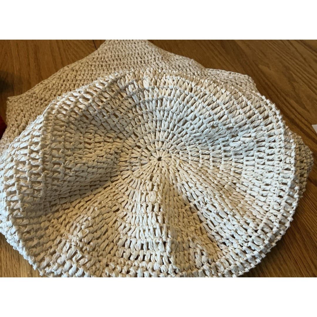 Straw Hobo Bag For Women Vtg Handbag Tote Bag Beach Bag - Thumbnail 9