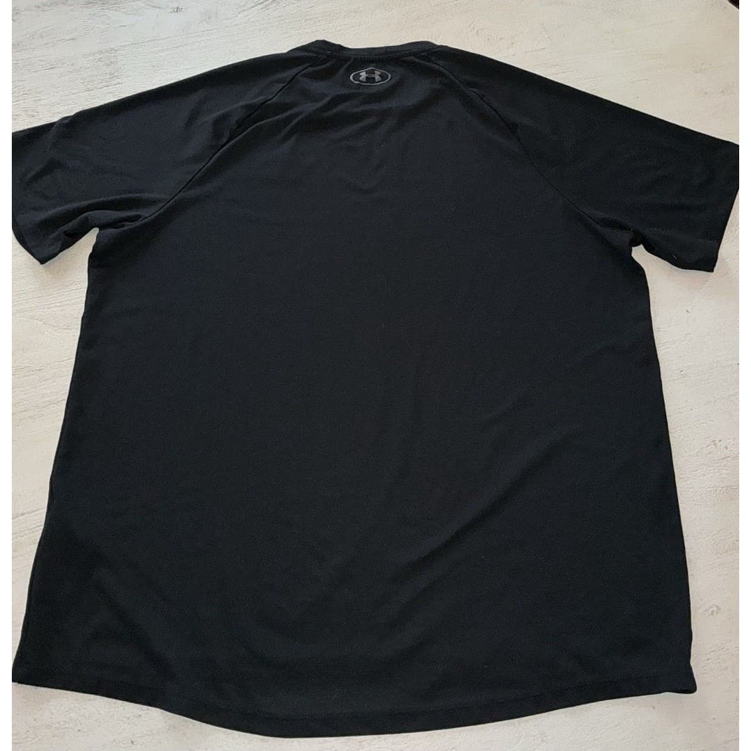 The Tech Tee Under Armour UA Men's XL T Shirt Tee Black Performance - Thumbnail 2